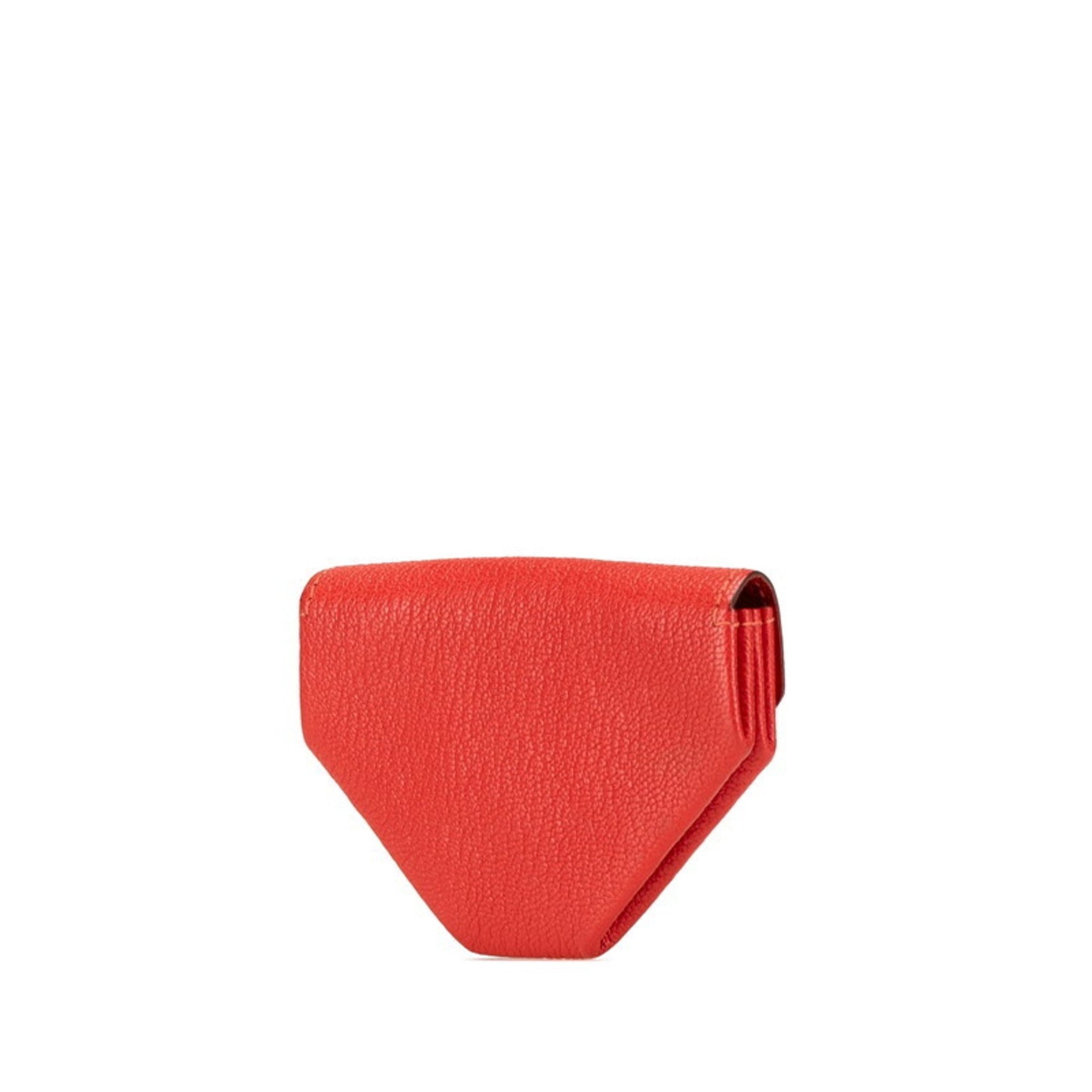 Hermes Levan Quatre Coin Case, Purse, Vermilion, Red, Epsom Leather