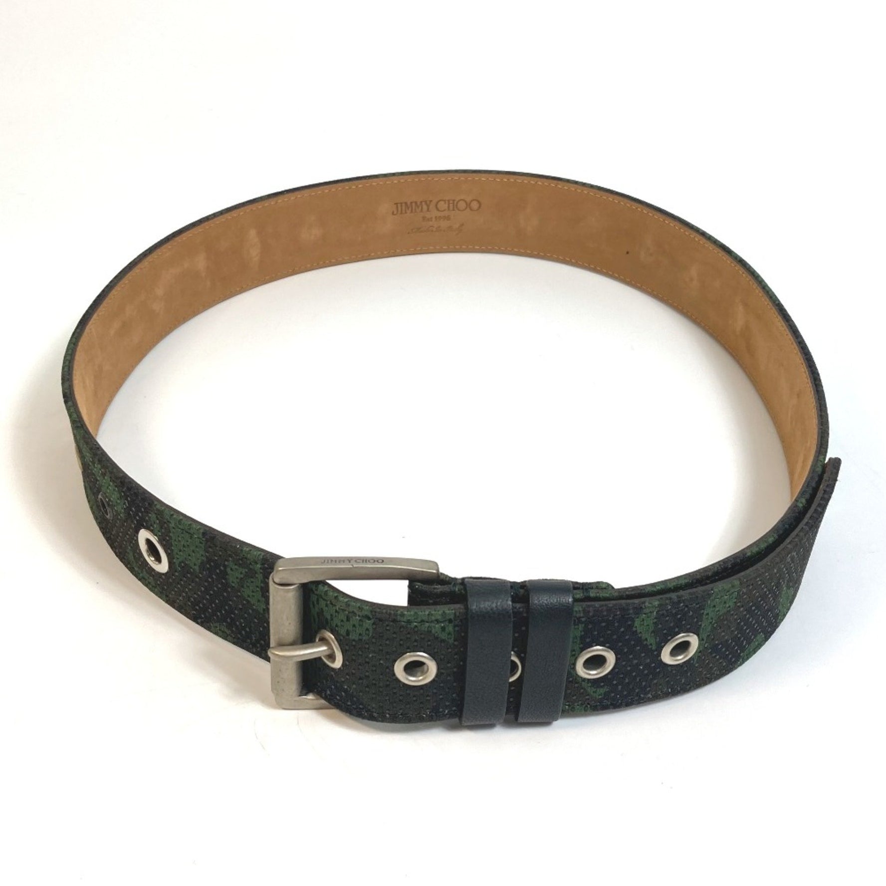 Jimmy Choo buckle Fashion Accessories belt camouflage