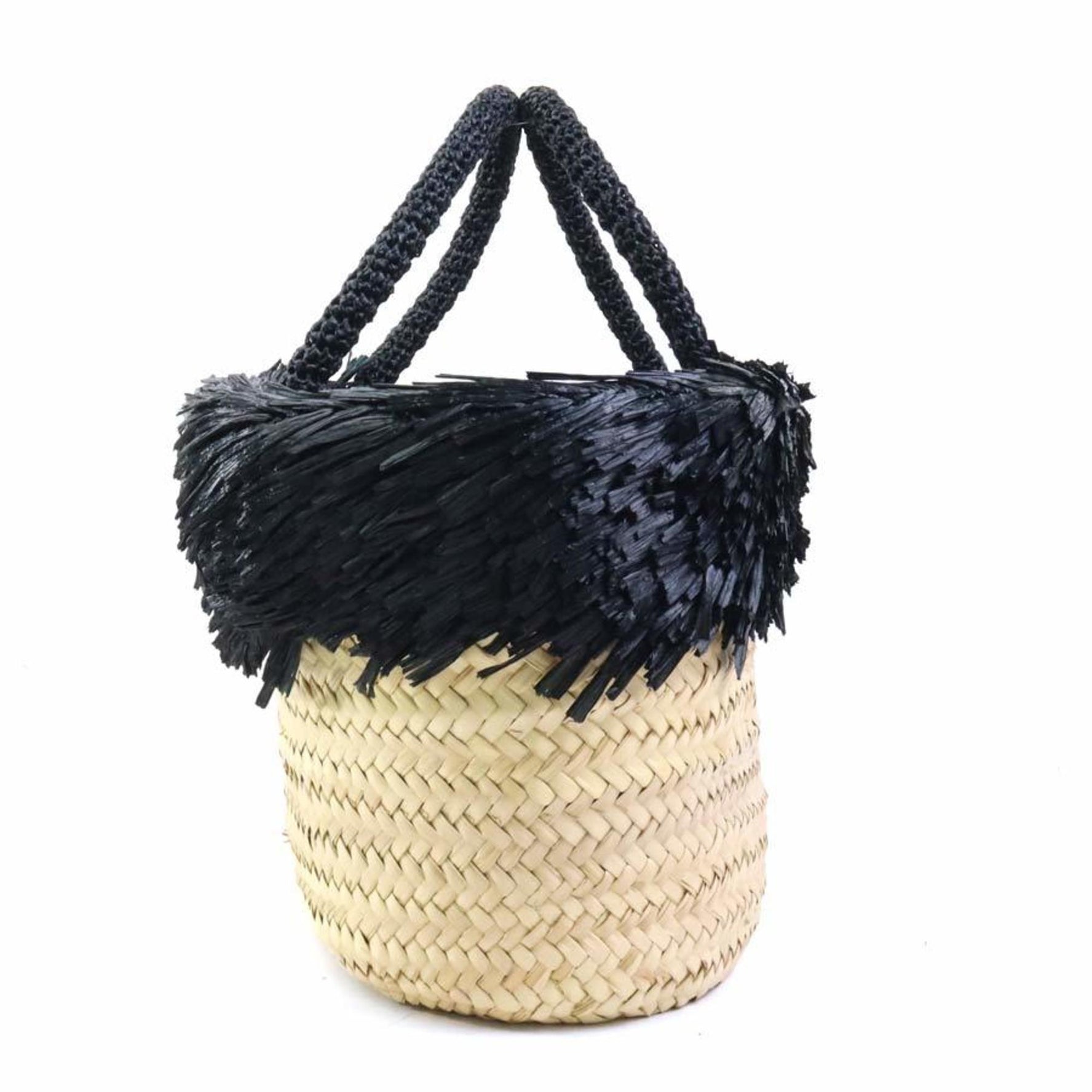 Miu Miu Miu handbag, straw basket bag, natural and