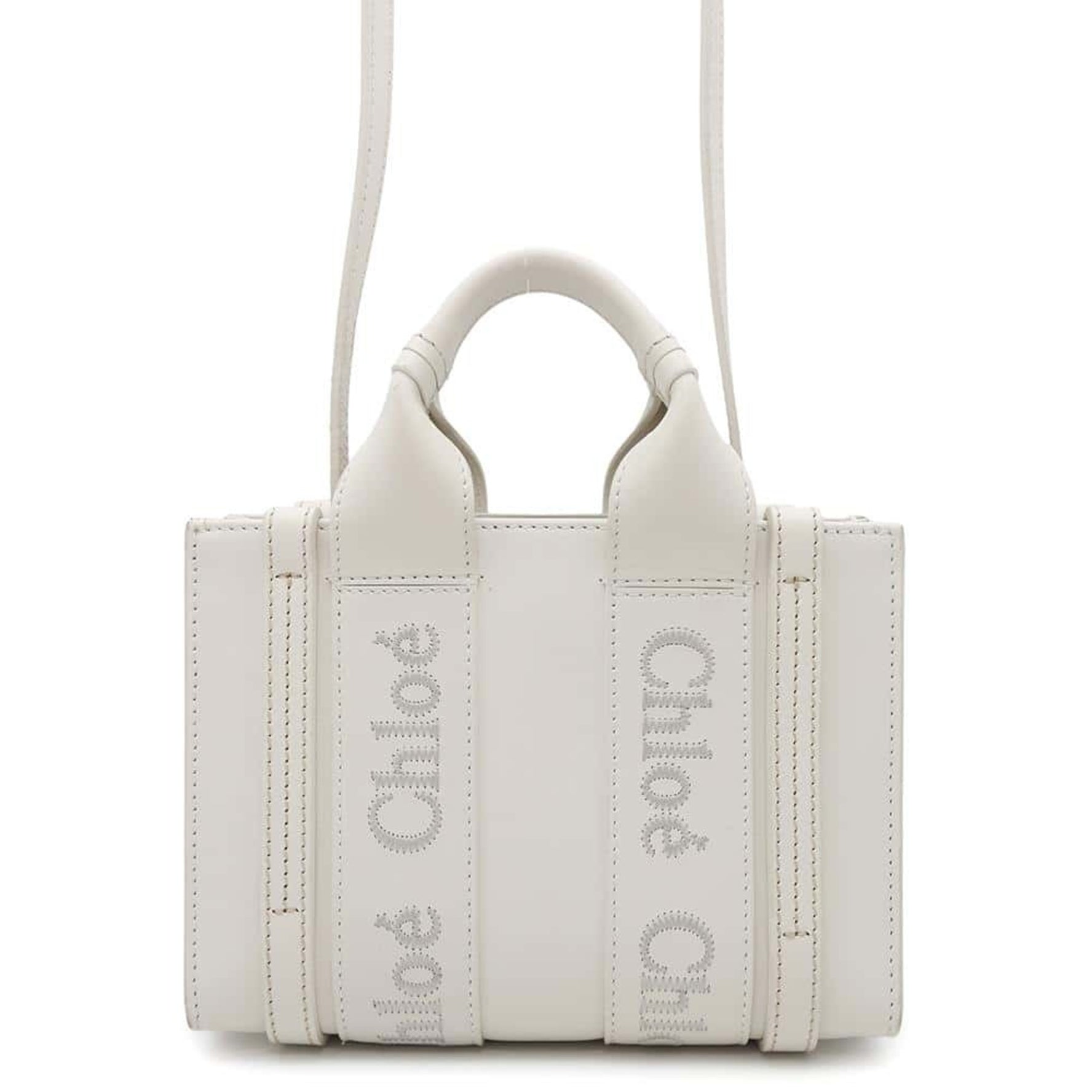 Chloé Chloe Handbag Woody Tote Mini Leather Bag Shoulder