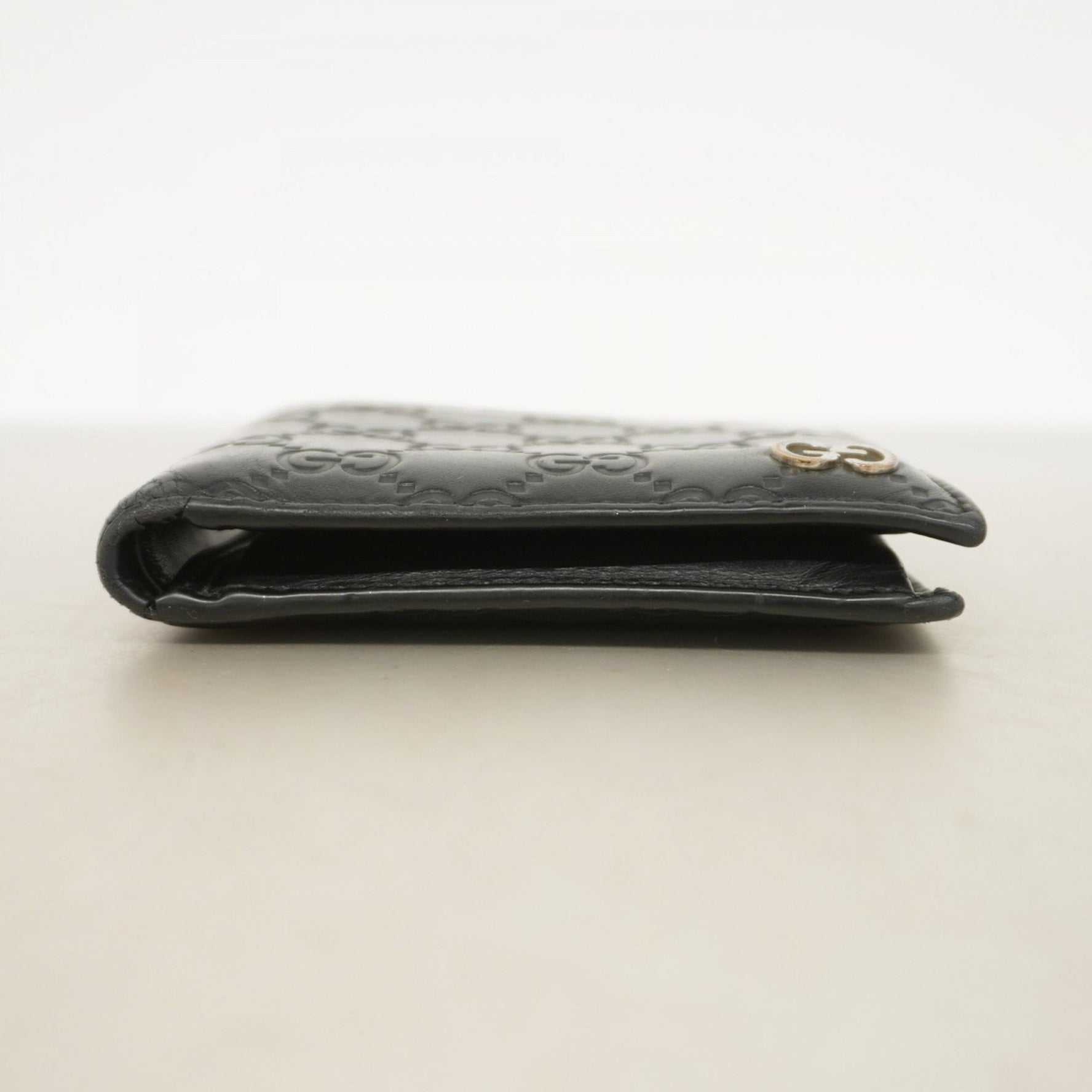 Gucci wallet Guccissima leather black men's