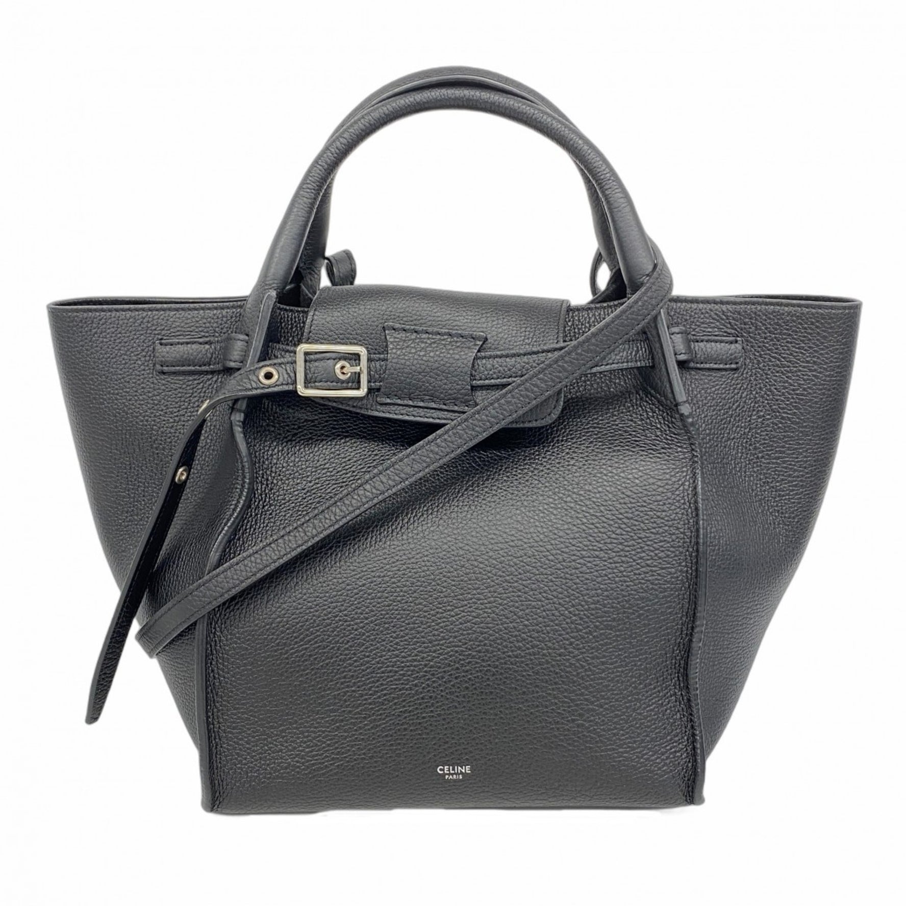 Celine Handbag Big Bag Small Long Strap Leather