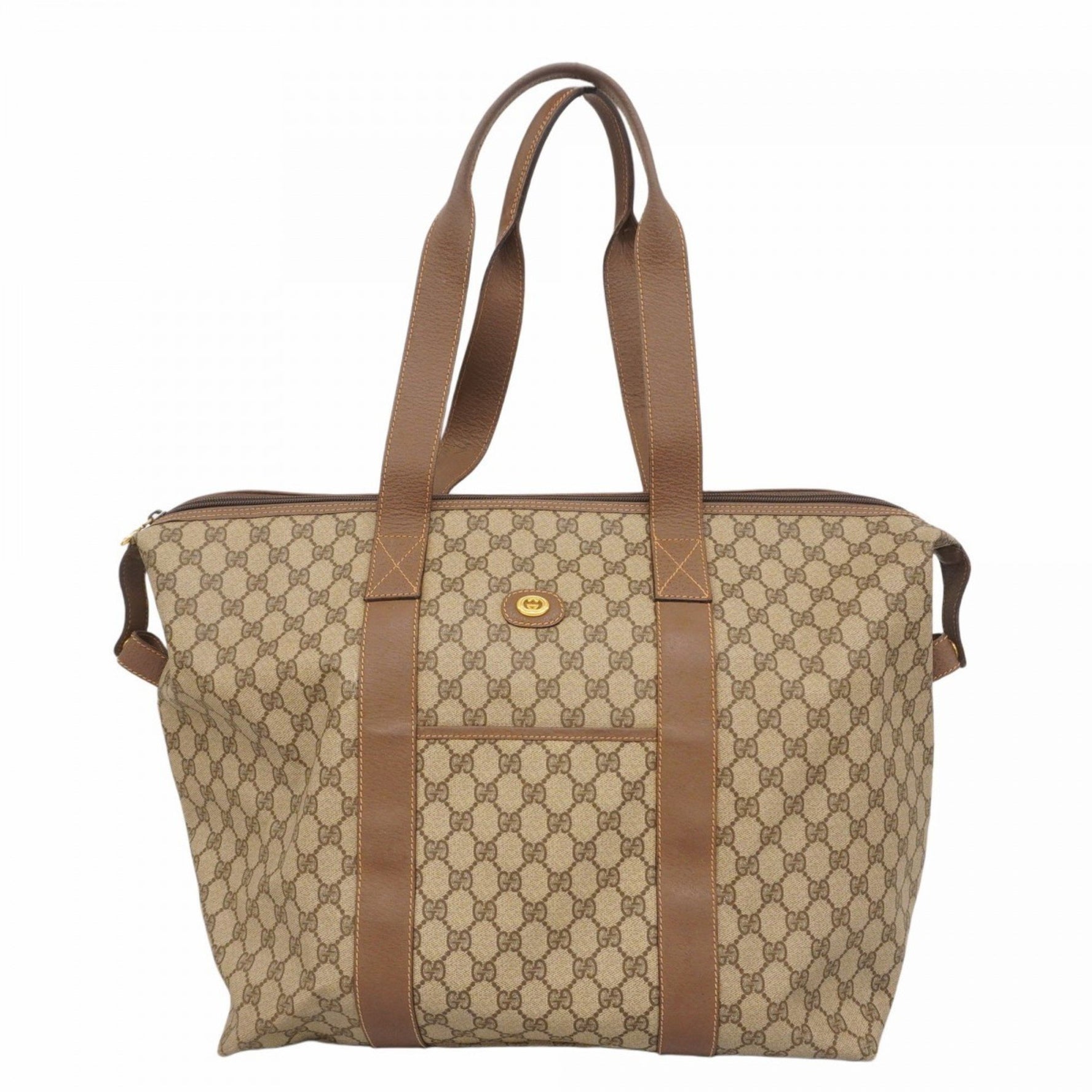 Gucci GG Supreme Tote Bag 012 1095 6080 Beige Brown