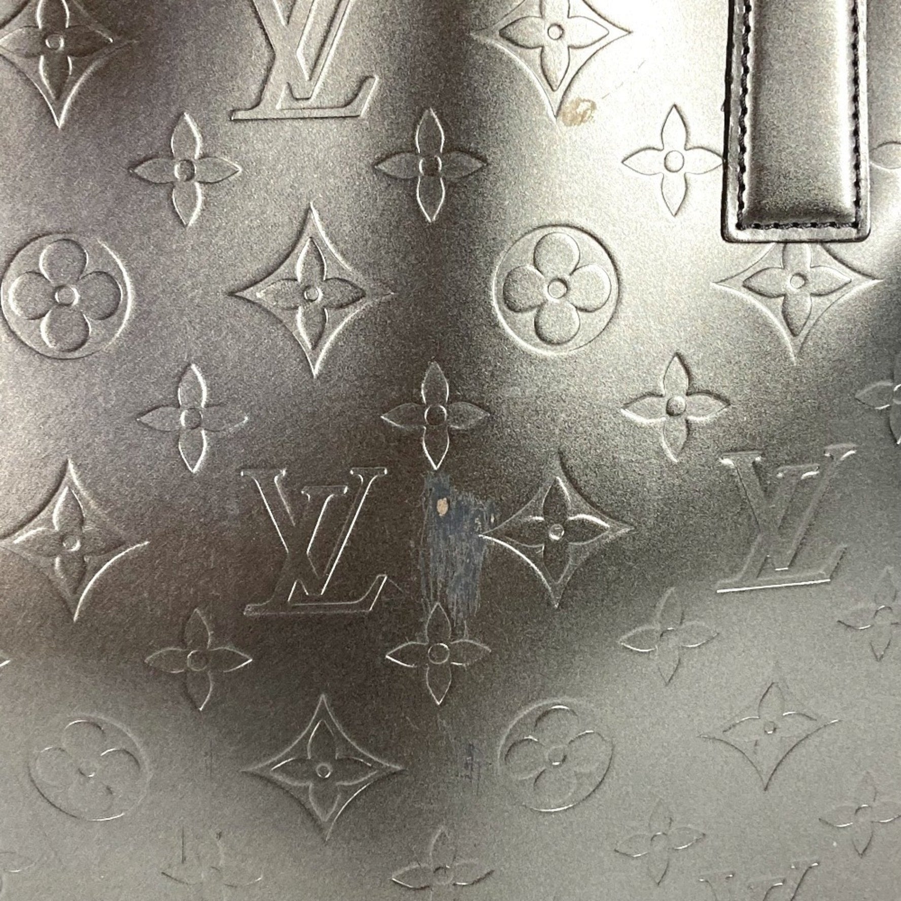 LOUIS VUITTON Monogram Matte Stockton Tote Bag, Shoulder Leather