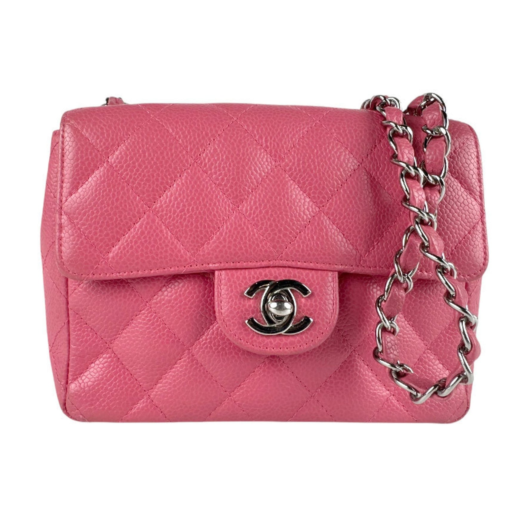 CHANEL Matelasse Shoulder Bag in Caviar Leather