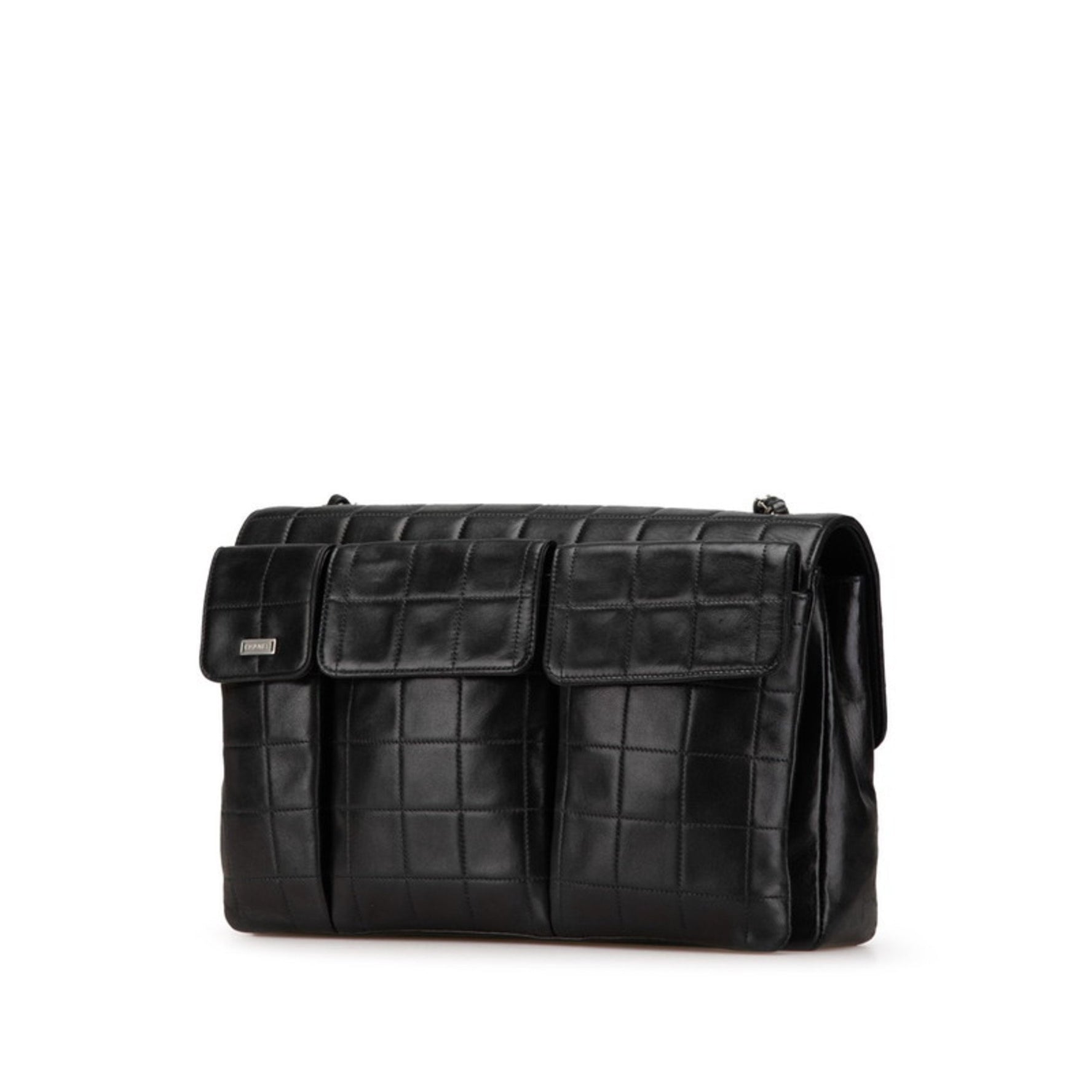 CHANEL 2.55 Chocobar Chain Shoulder Bag in Lambskin