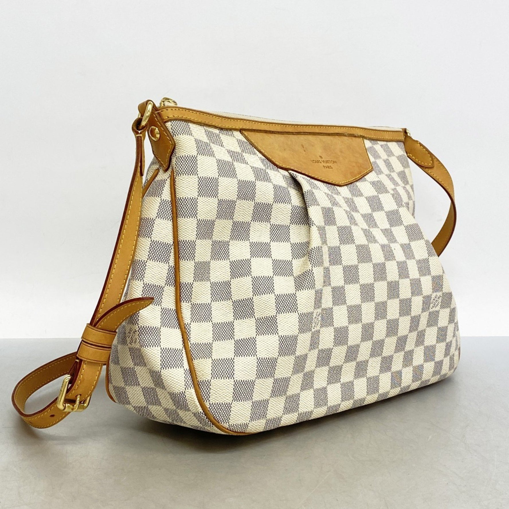Louis Vuitton Damier Azur Siracusa MM Shoulder Bag