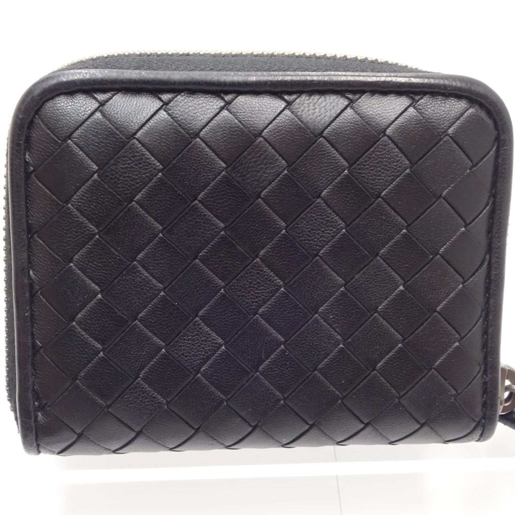 BOTTEGA VENETA Coin Case Intrecciato Leather