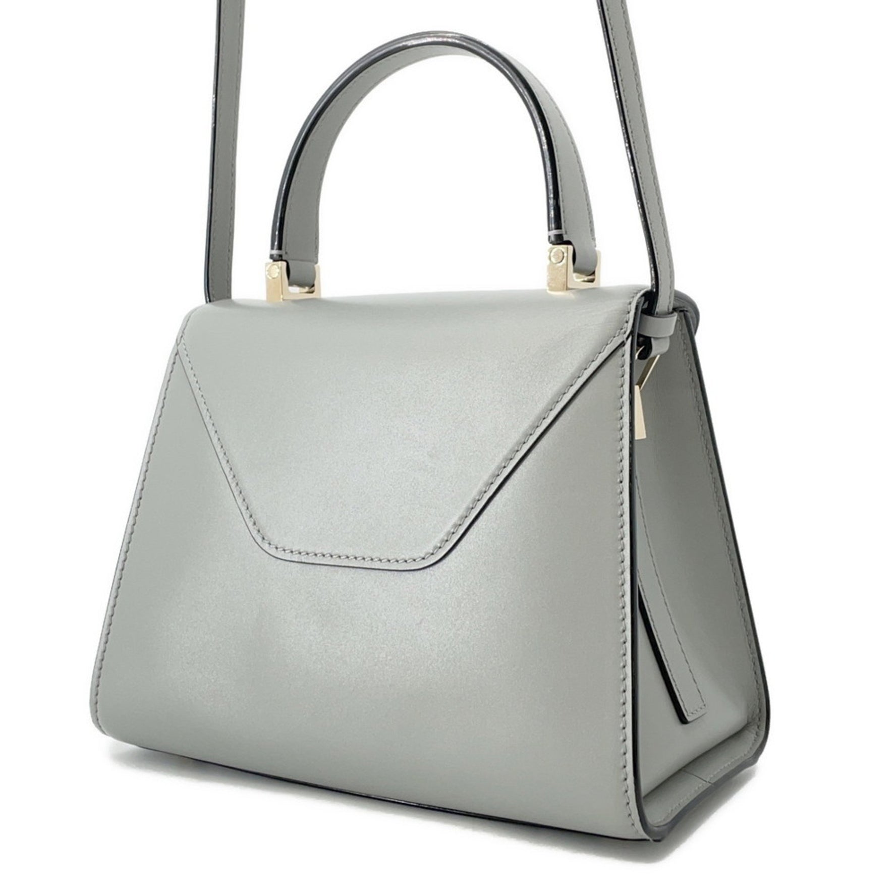Valextra Handbag Iside Mini Soft Calfskin WBES0036 2way Shoulder