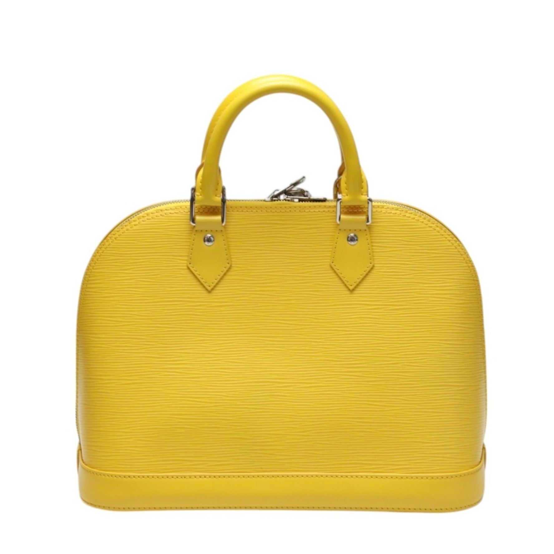 LOUIS VUITTON Handbag Epi Alma Leather M40619 Citron LV