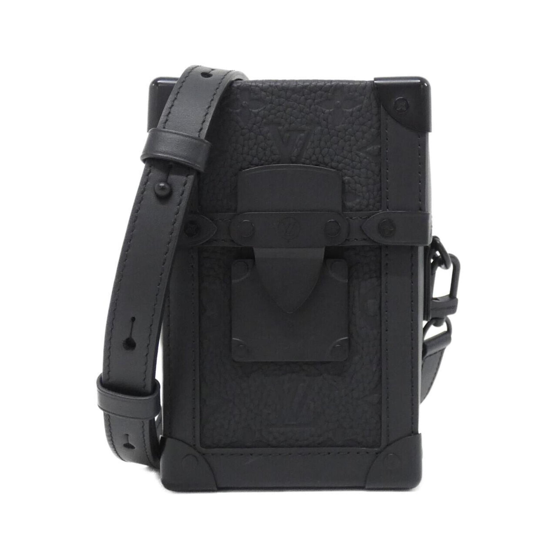 Louis Vuitton Taurillon Monogram Vertical Trunk Wearable Wallet Shoulder Bag