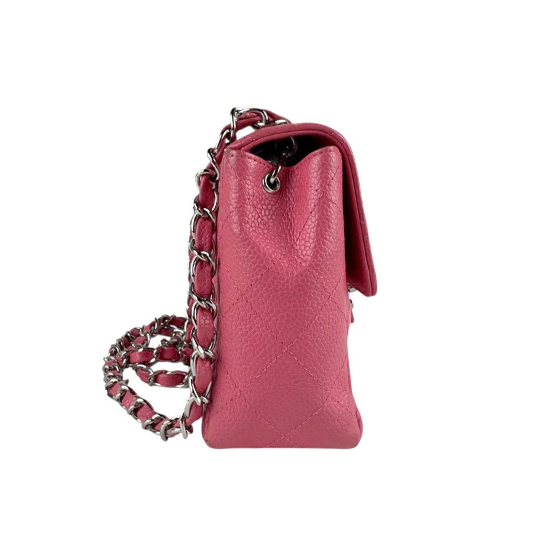 CHANEL Matelasse Shoulder Bag in Caviar Leather