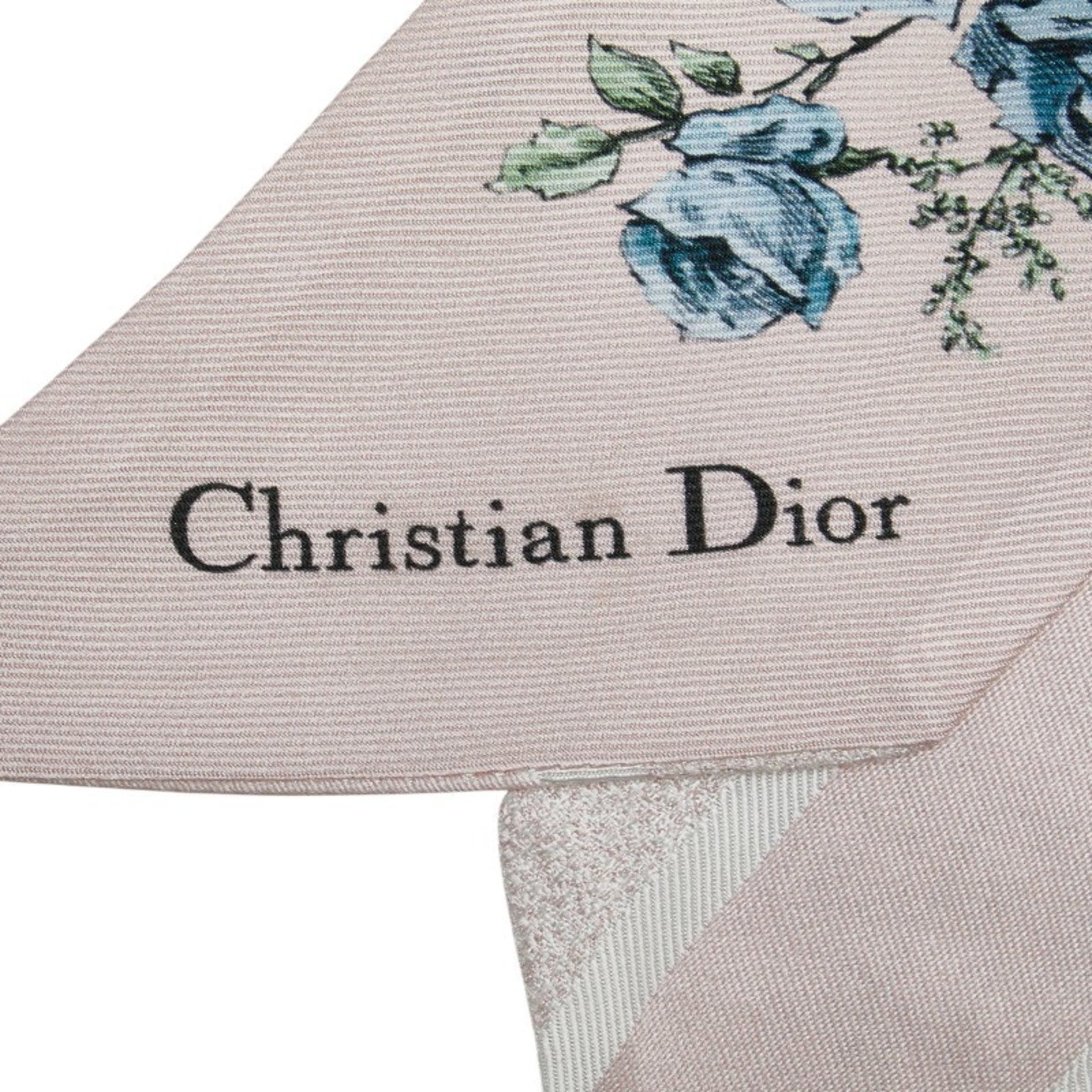 Christian Dior Dior Mitzah Scarf, Pink Multicolor Silk