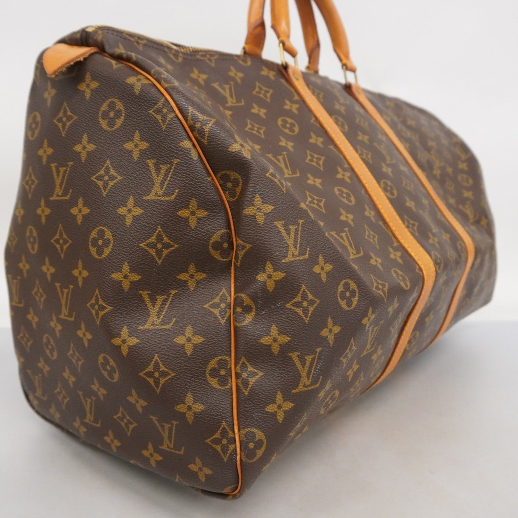 Louis Vuitton Monogram Keepall 55 Boston Bag Men's and