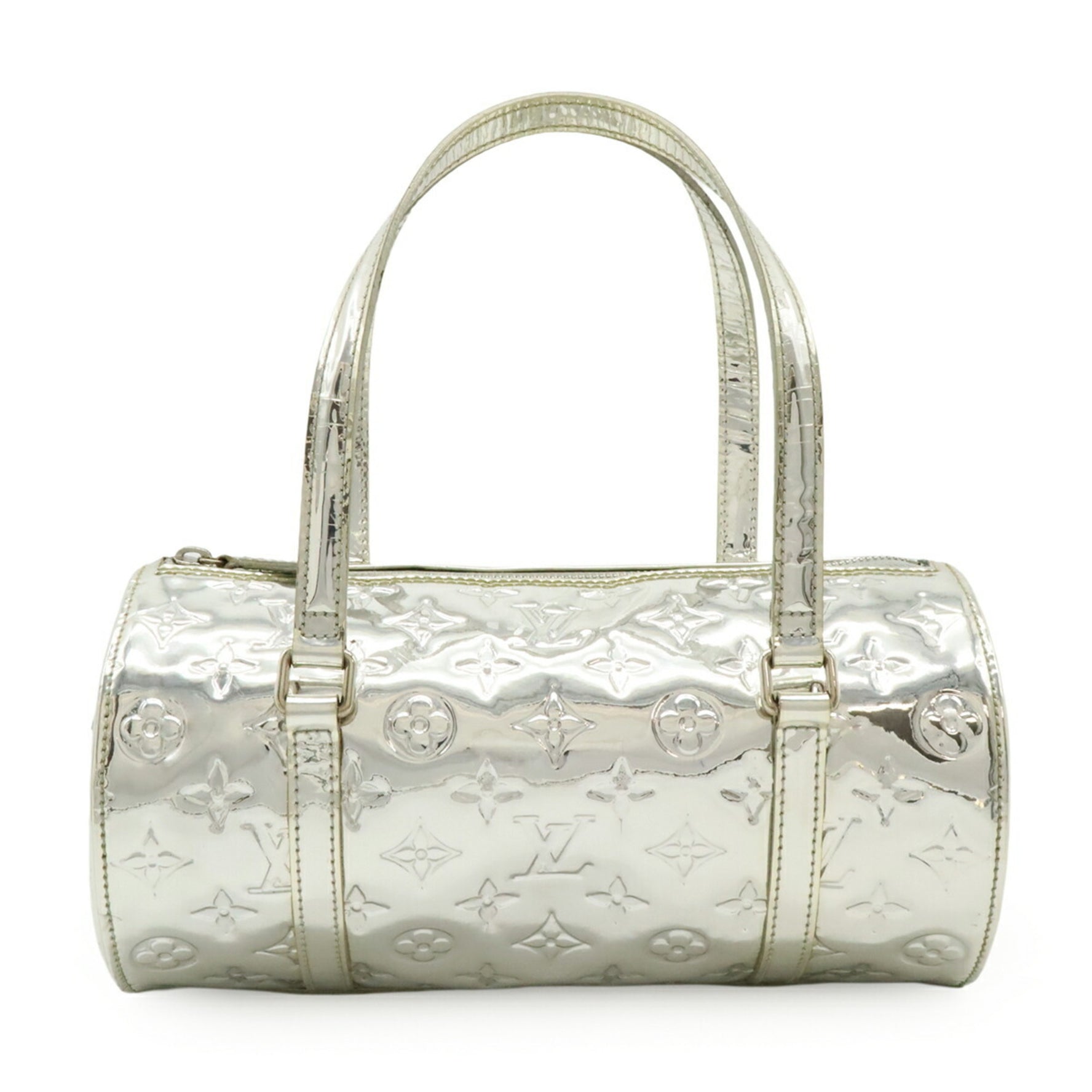 Louis Vuitton Monogram Miroir Papillon Handbag/Shoulder Bag, Silver