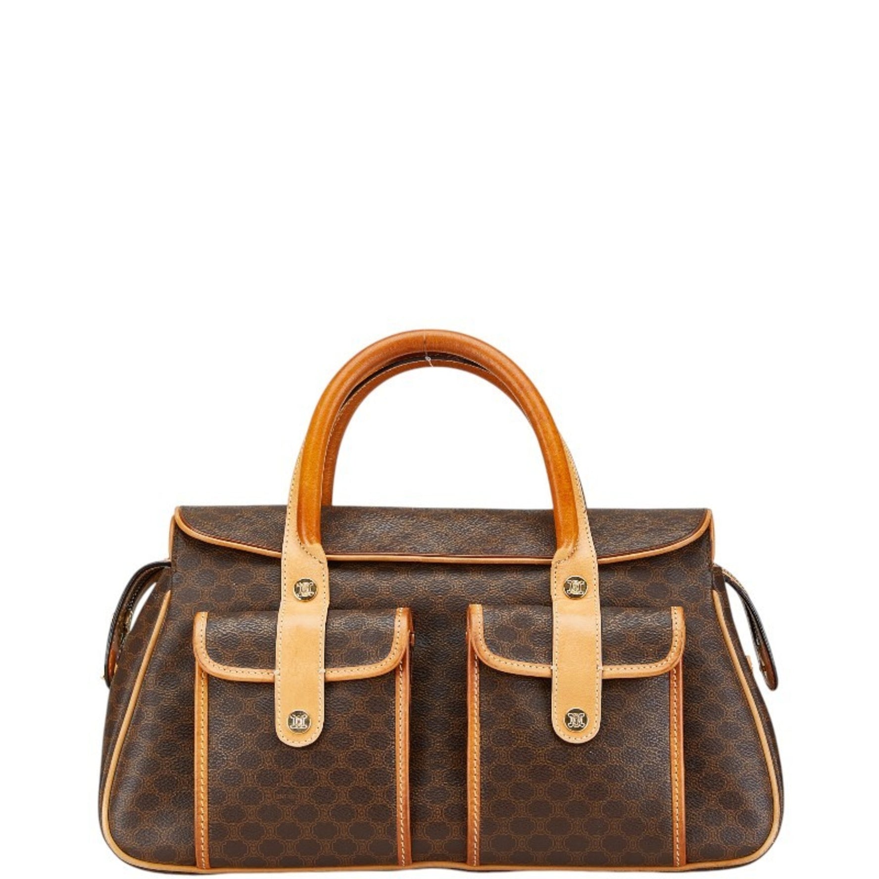 Celine Macadam Handbag PVC Leather