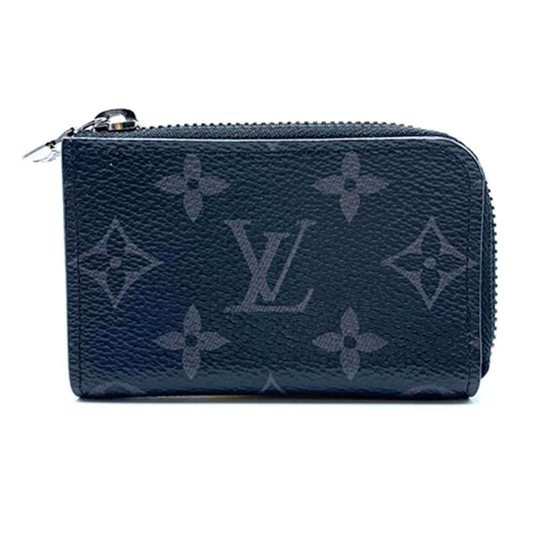 Louis Vuitton Portemonnay Jour Monogram Eclipse Wallet/Coin Case Coin Purse