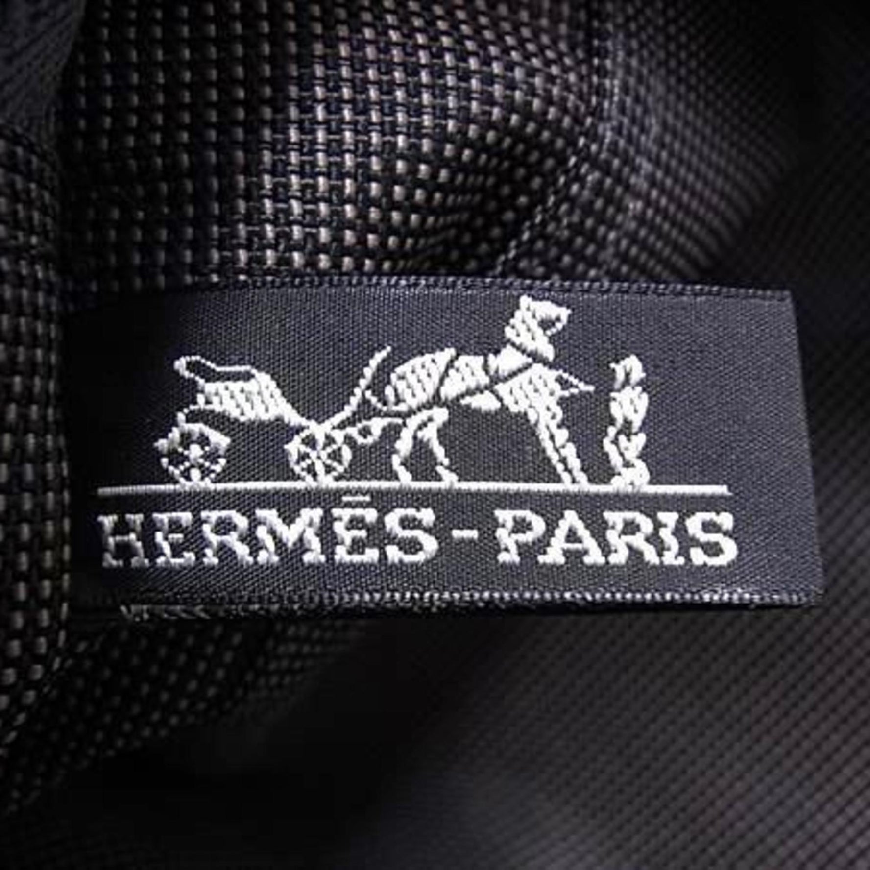 HERMES Hermès Air Line Tote MM Canvas Bag