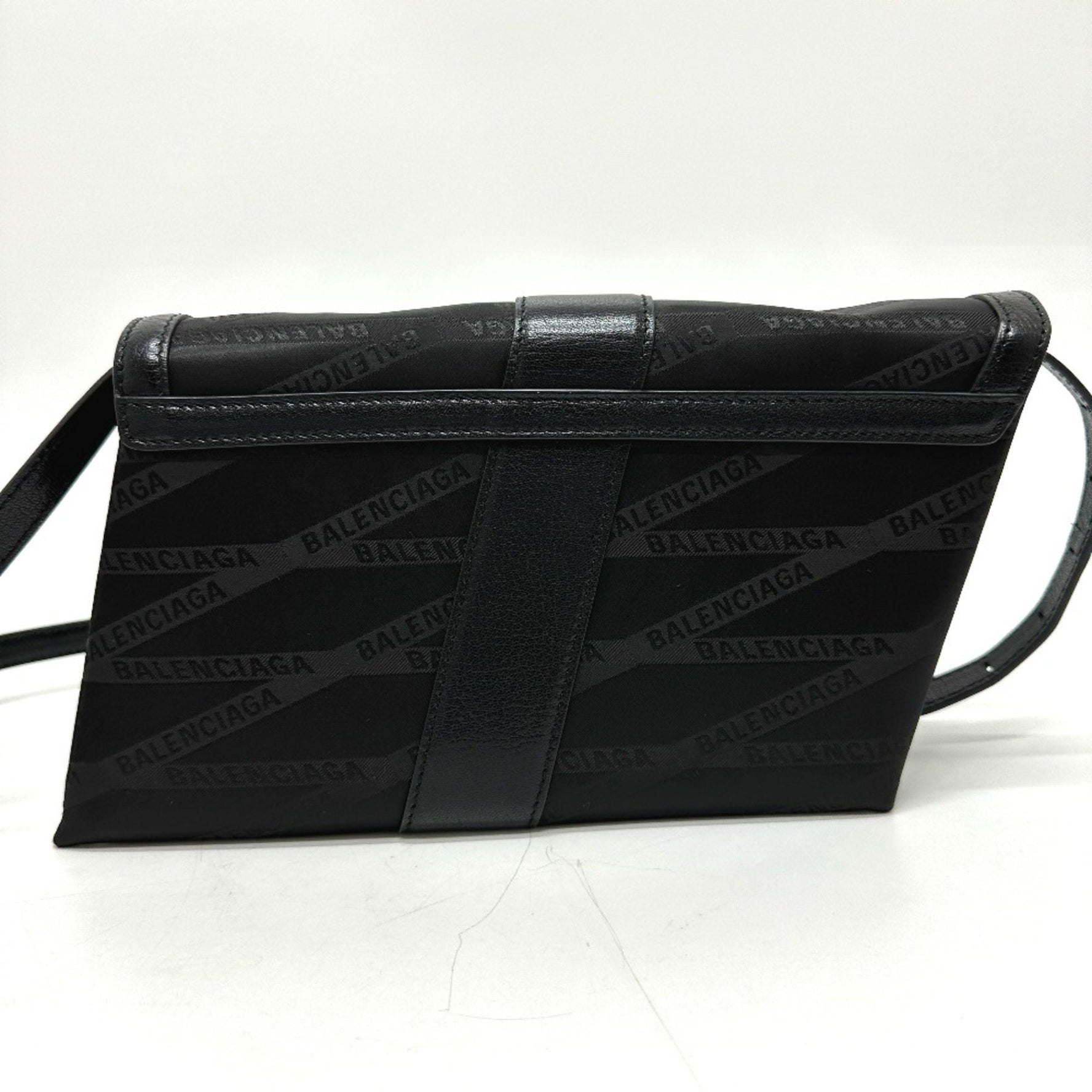 Balenciaga logo 2WAY bag Shoulder Bag Black