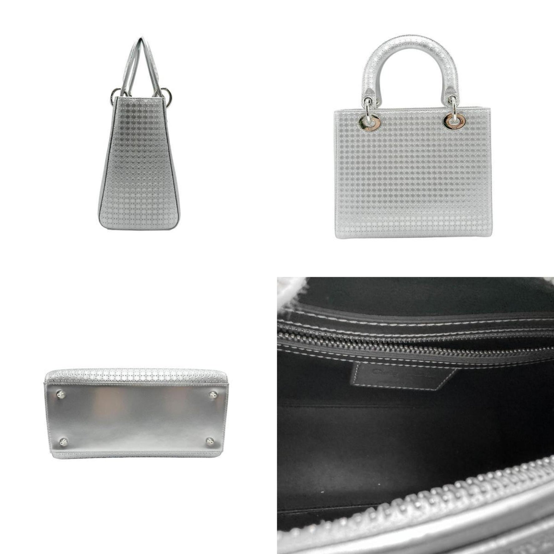 Christian Dior handbag shoulder bag Lady coated leather ladies