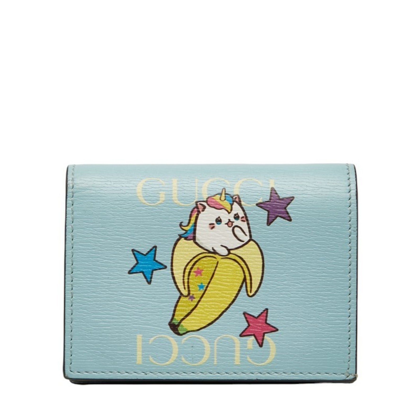 Gucci Bananya Bifold Wallet Leather