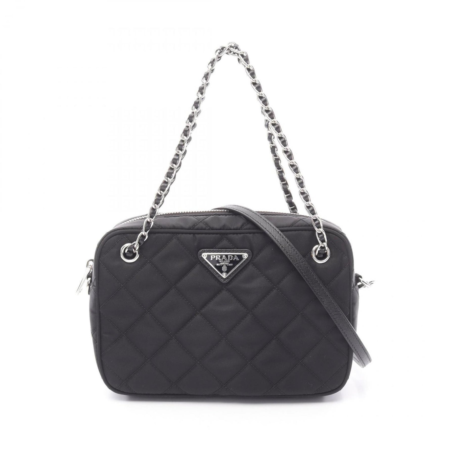 Prada TESSUTO IMPUNTU handbag in nylon and Saffiano leather