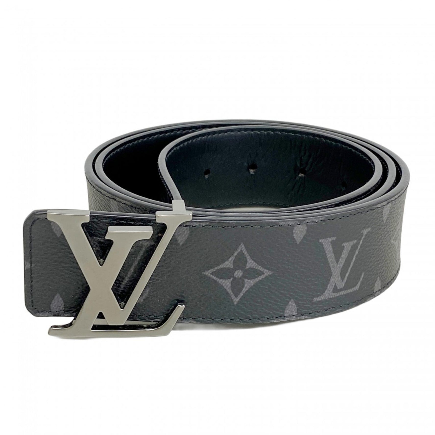 Louis Vuitton Reversible Santur Belt with LV Initials