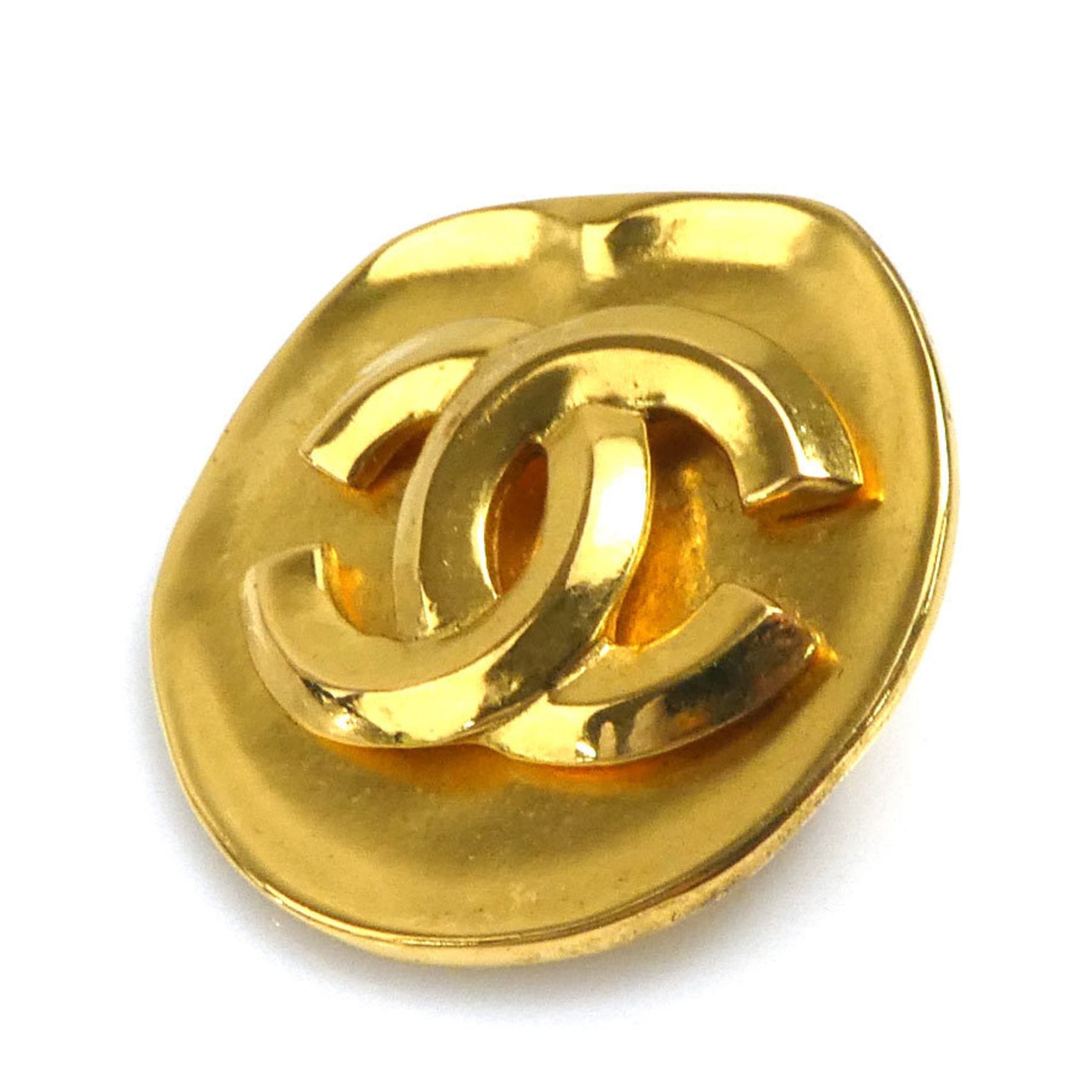 CHANEL Brooch Coco Mark Metal