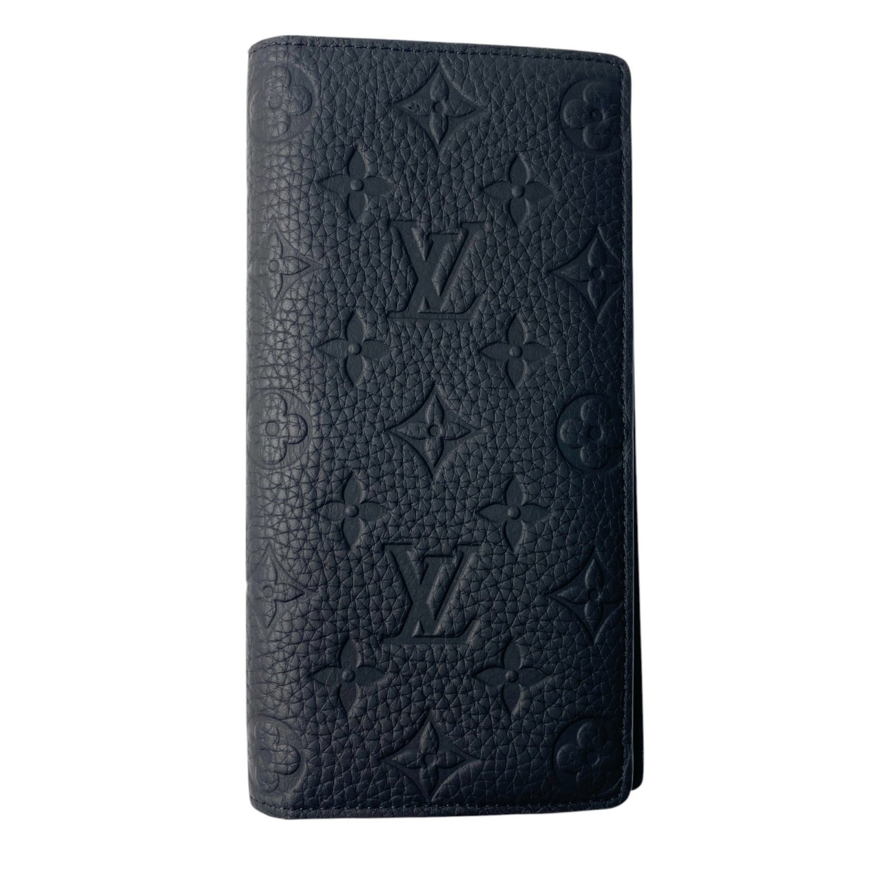 Louis Vuitton Portefeuille Brazza Taurillon Monogram Long Wallet IC
