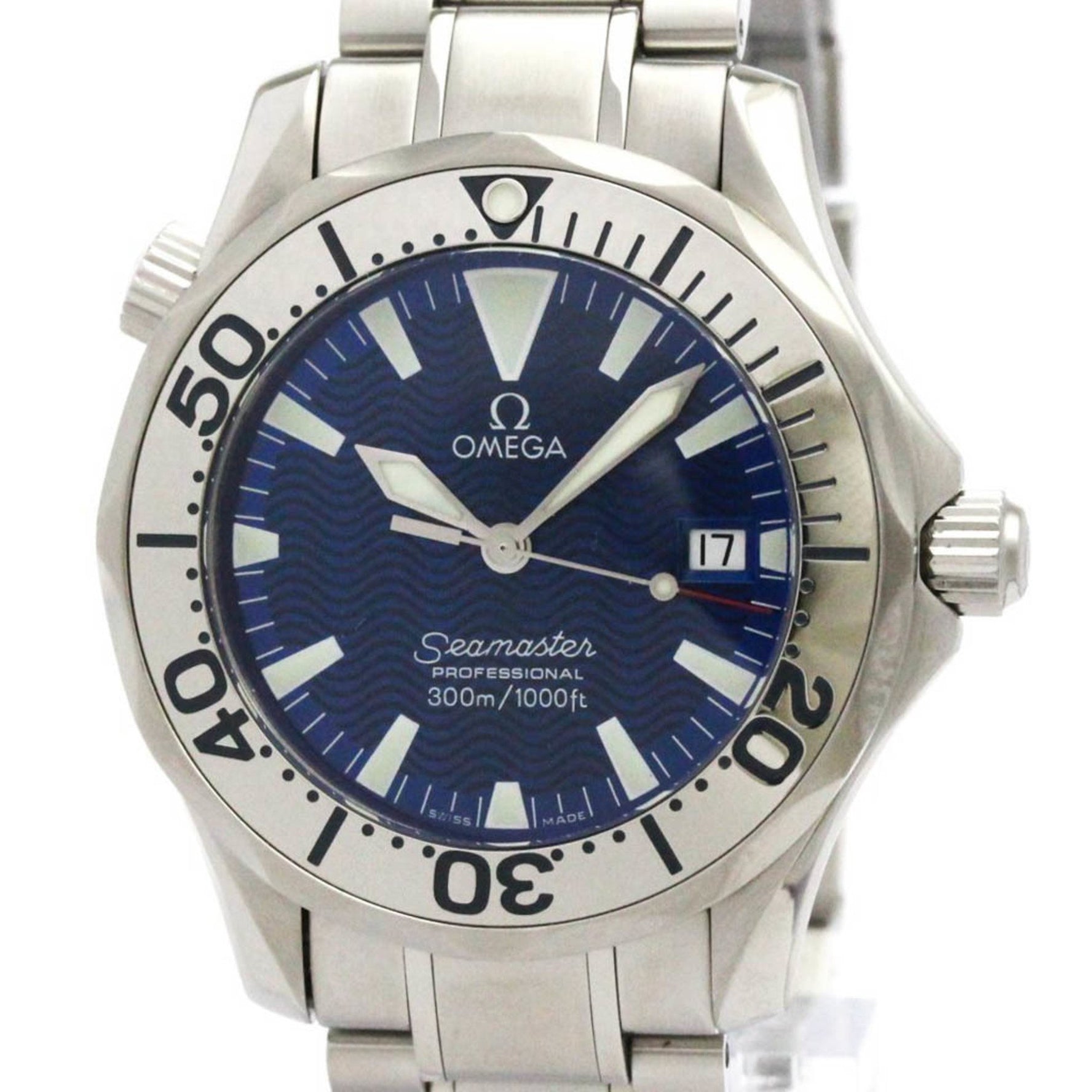 OMEGA Seamaster Professional 300M Steel Mid Size Watch 2263.80 Polished