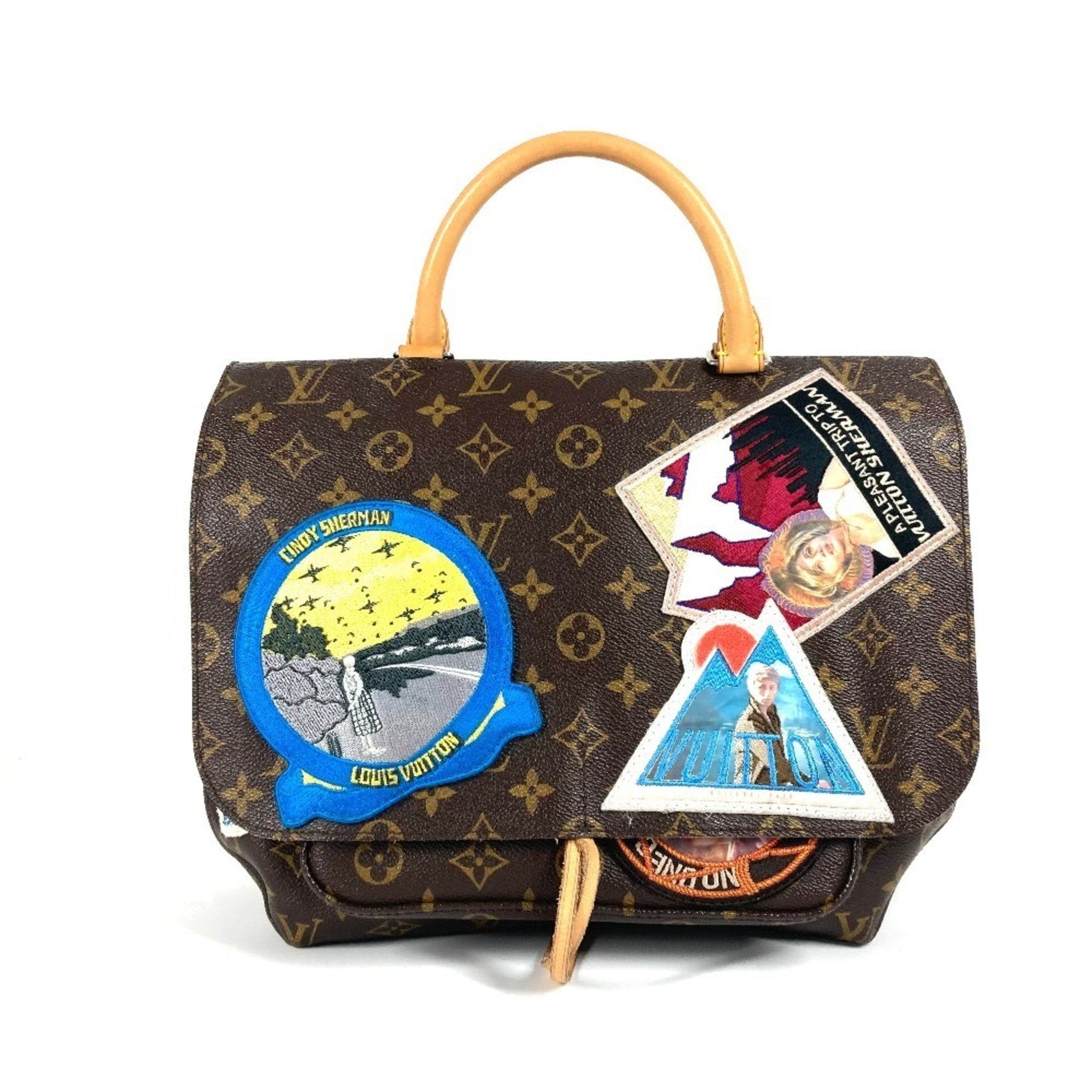 Louis Vuitton Monogram Cindy Sherman Camera Messenger Bag Shoulder Crossbody Tote Patch Handbag Canvas