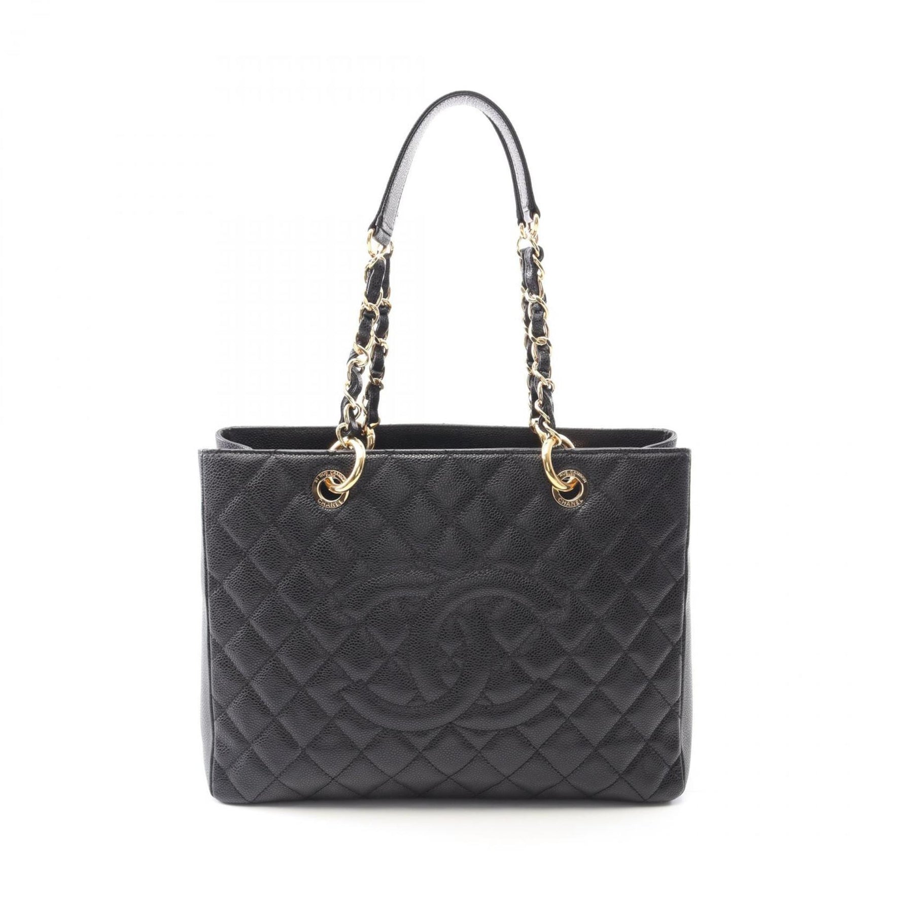 CHANEL Matelasse Grand Shopping GST Tote Bag in Calfskin Leather