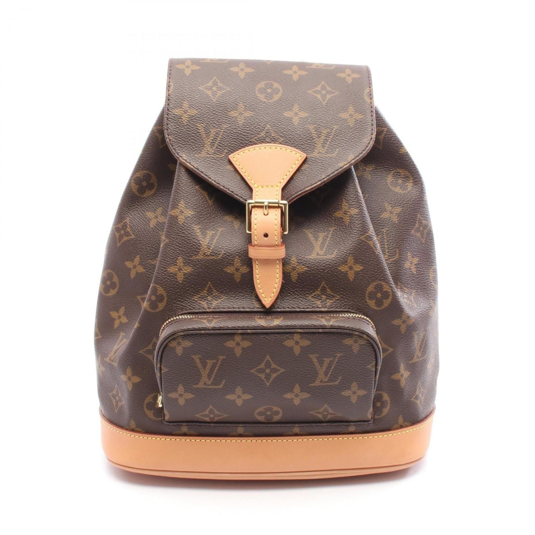 Louis Vuitton Montsouris MM Monogram Backpack, Coated Canvas and Leather