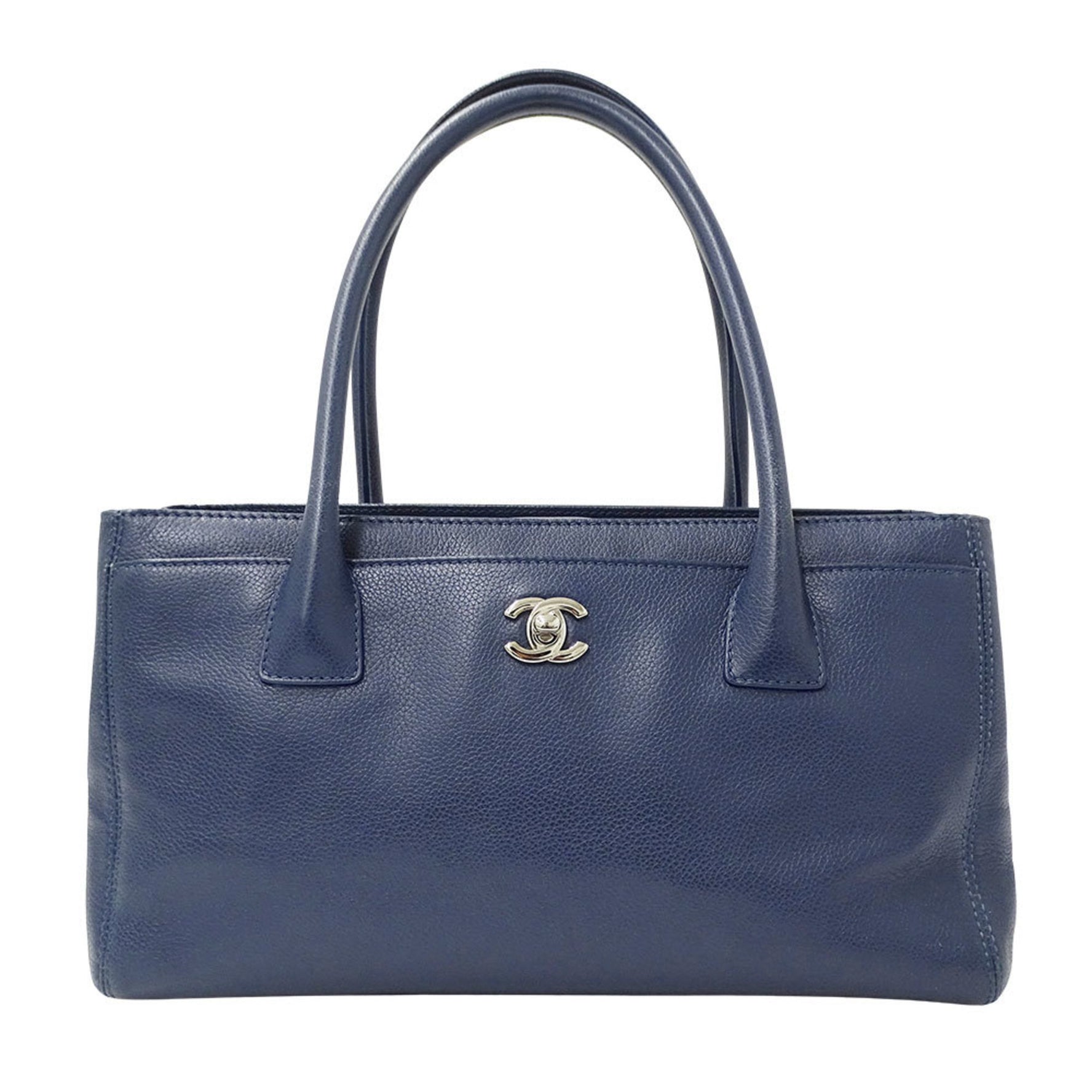 CHANEL Executive Tote Bag in Calfskin with Silver Hardware