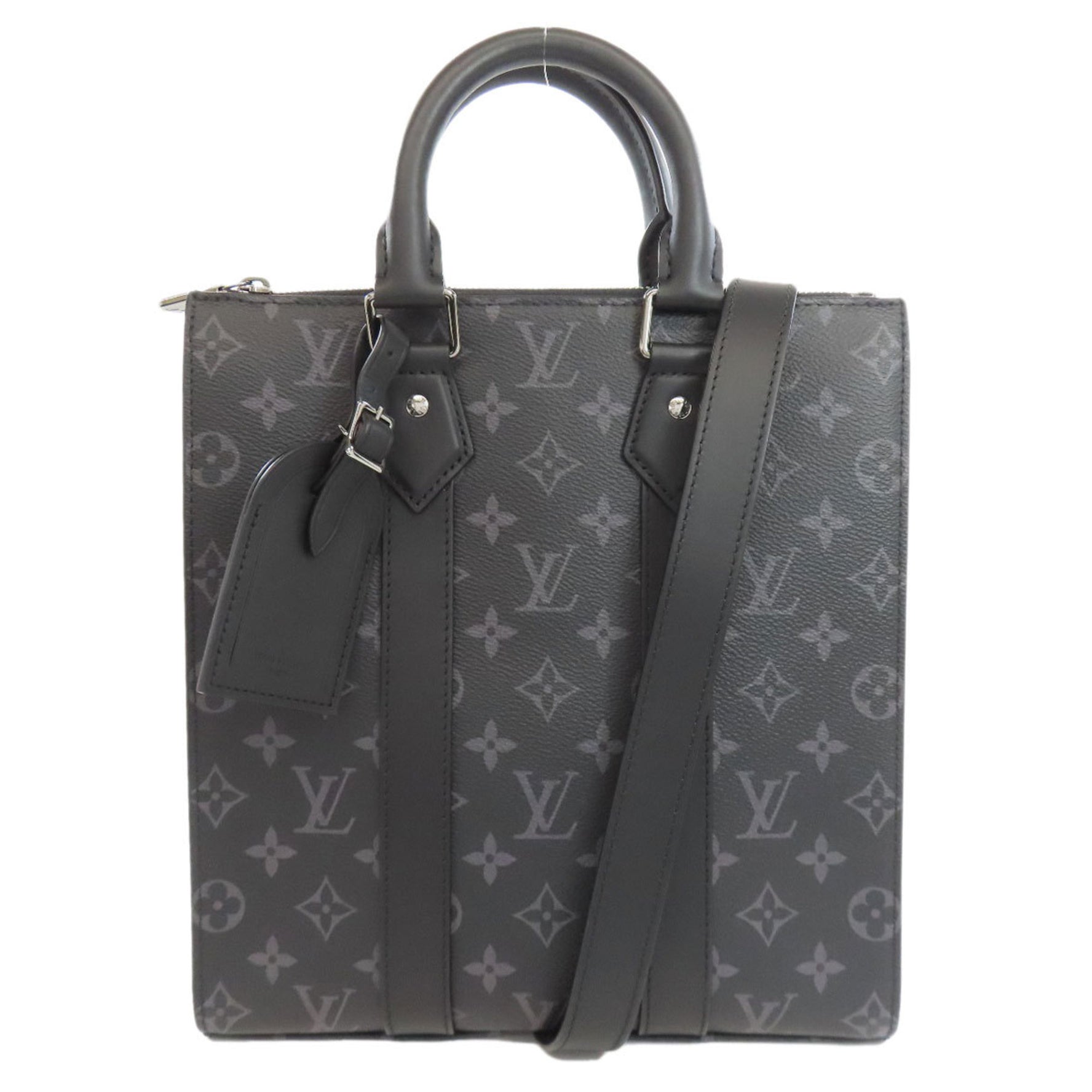 Louis Vuitton Sac Plat Cross Shoulder Bag Monogram Eclipse LOUIS VUITTON
