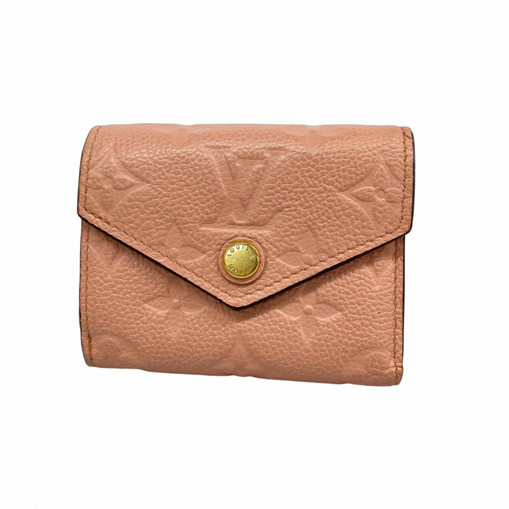 Louis Vuitton Monogram Empreinte Zoe Tri-fold Wallet Rose Poodle