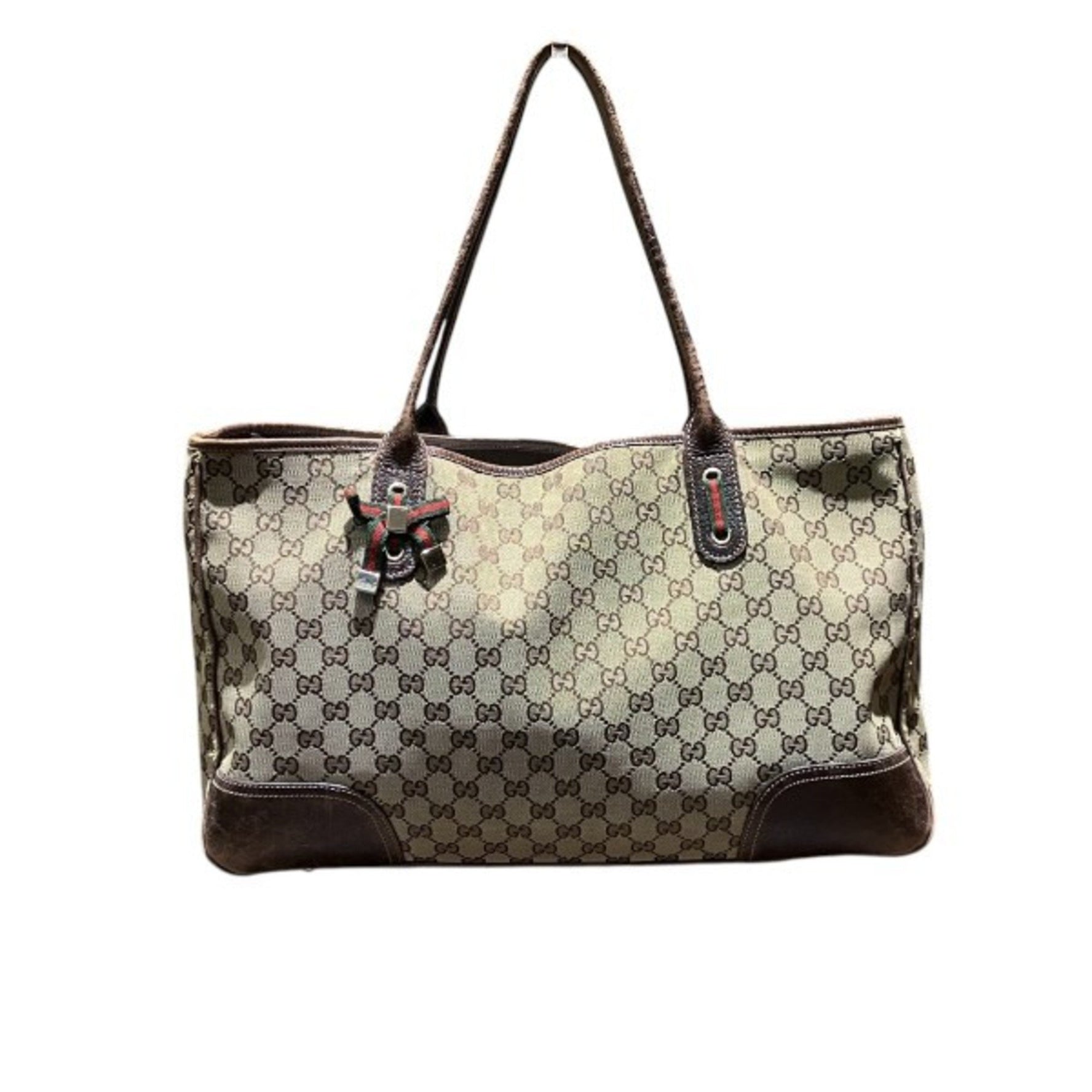 Gucci GG Canvas Princess Tote Bag Shoulder