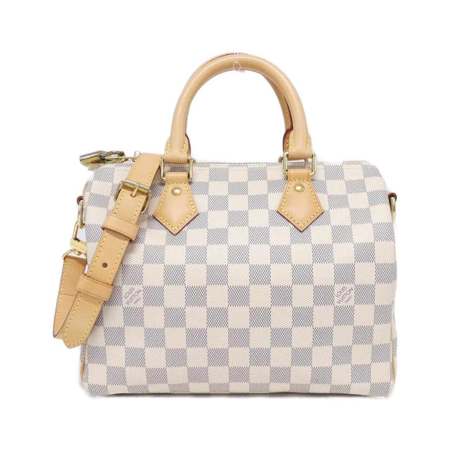 Louis Vuitton Damier Azur Speedy Bandouliere Boston Bag