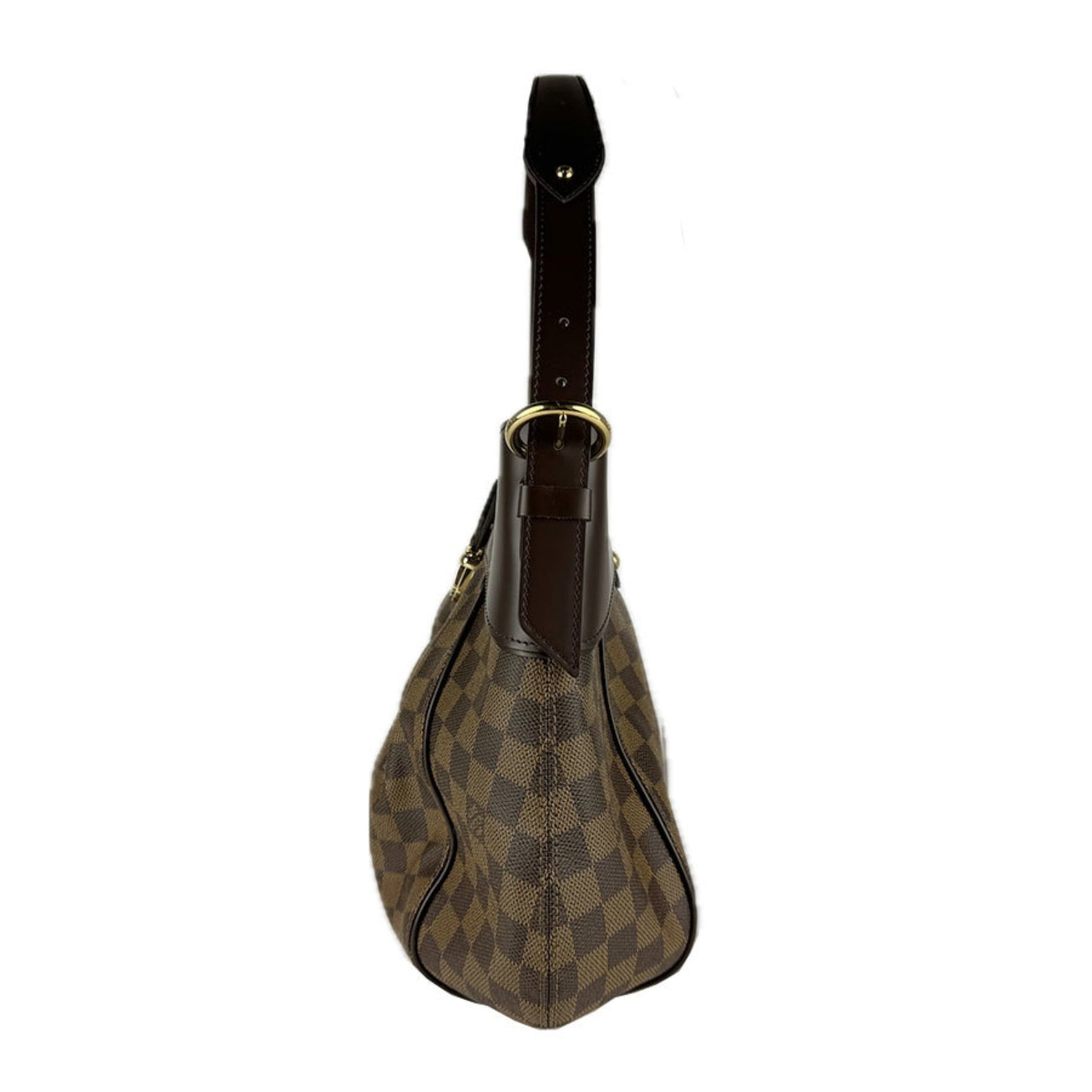 Louis Vuitton Damier Sistine MM Shoulder Bag in Canvas and Leather