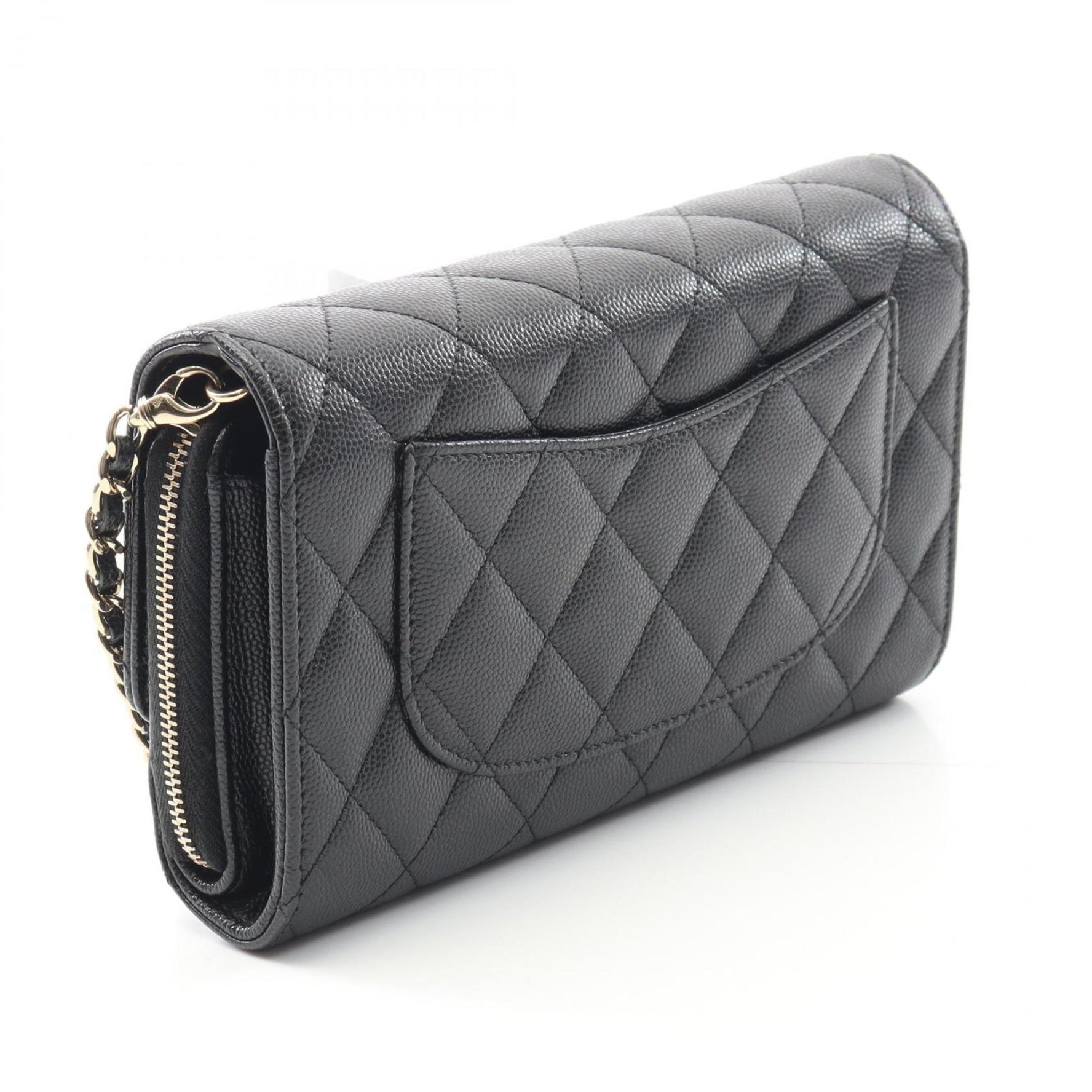 CHANEL Matelasse Shoulder Bag, Calfskin Leather