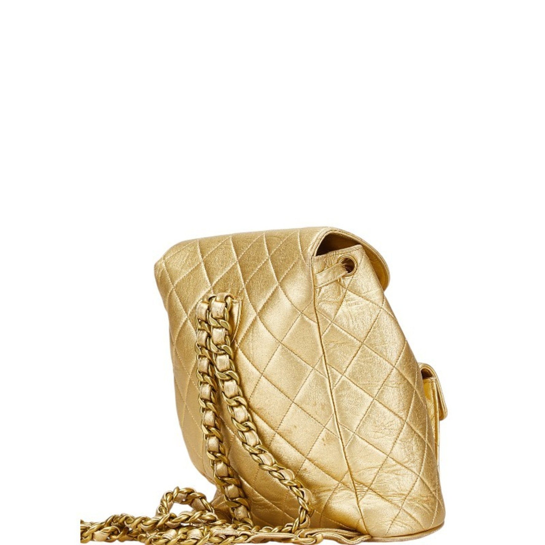 Chanel Coco Mark Matelasse Backpack, Lambskin