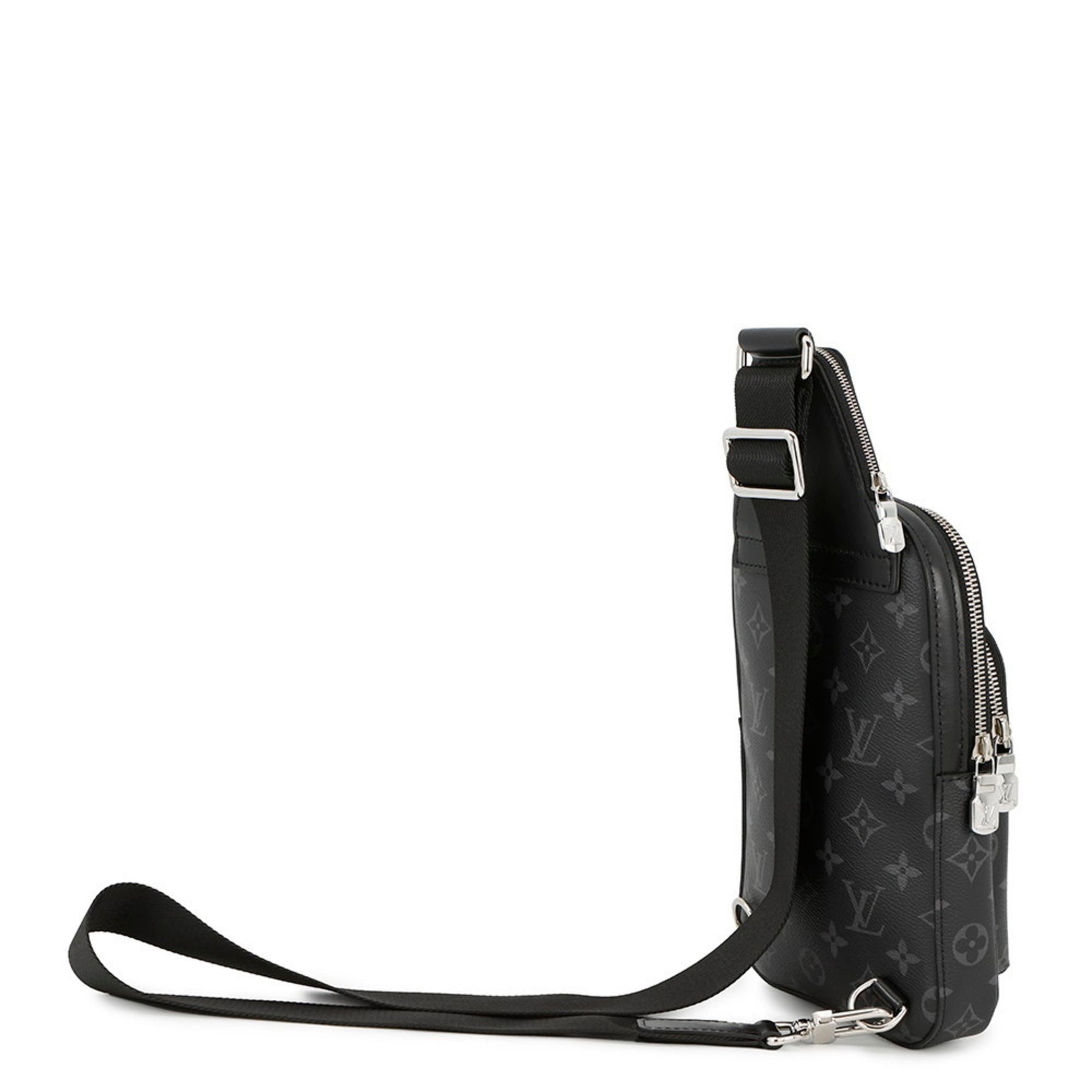 Louis Vuitton Monogram Eclipse Avenue Sling Bag PM M47137 Black