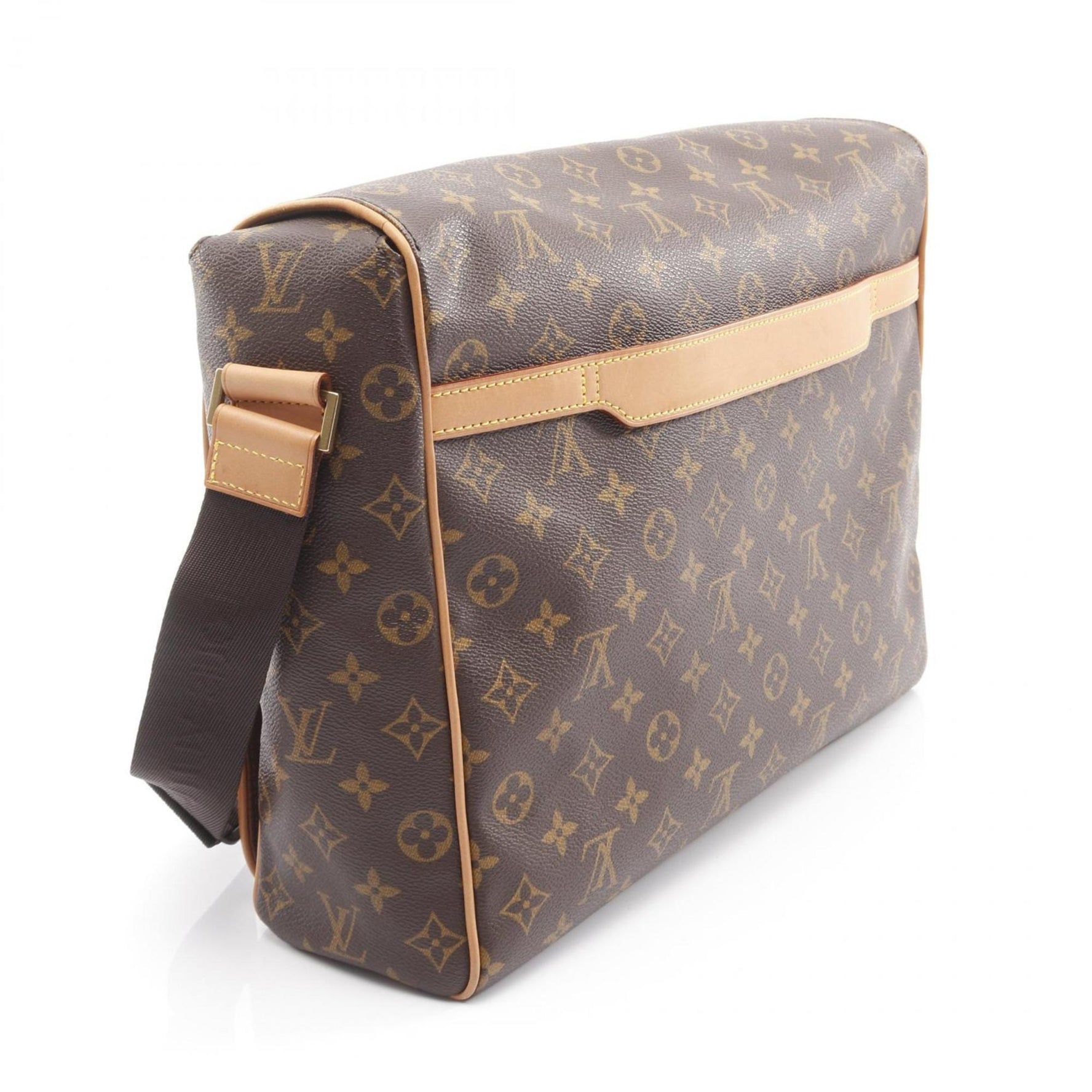 Louis Vuitton Abess Shoulder Bag, Coated Canvas and Leather, Monogram, Brown, Women