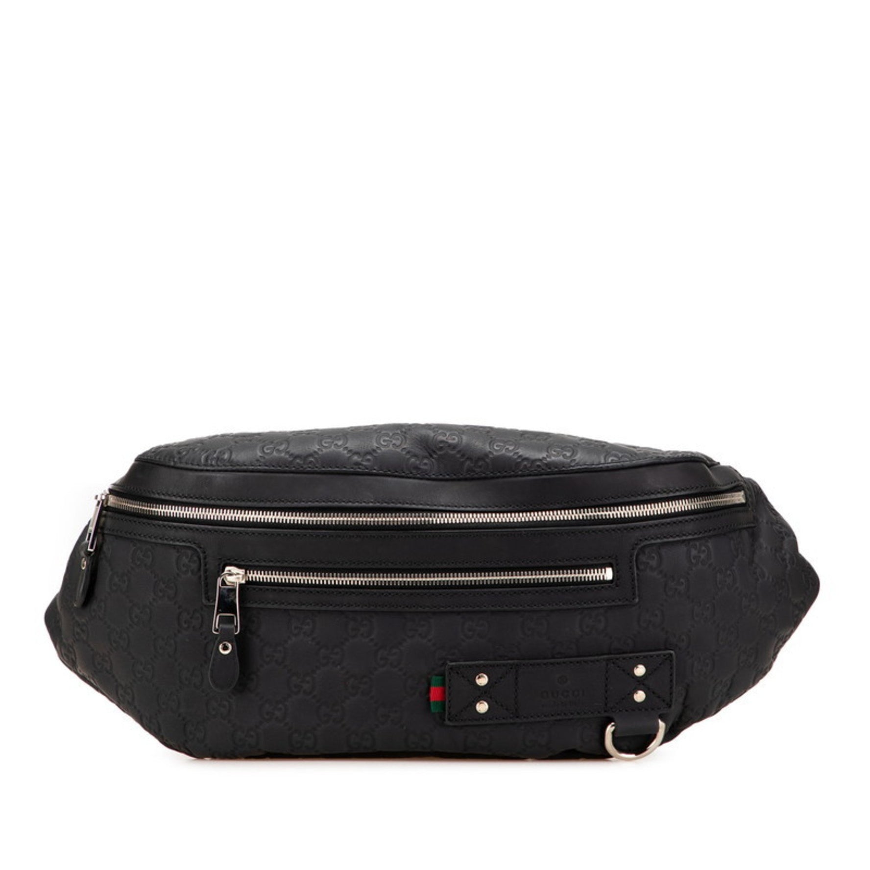 Gucci Guccissima Body Bag/Waist Bag Leather/Rubber
