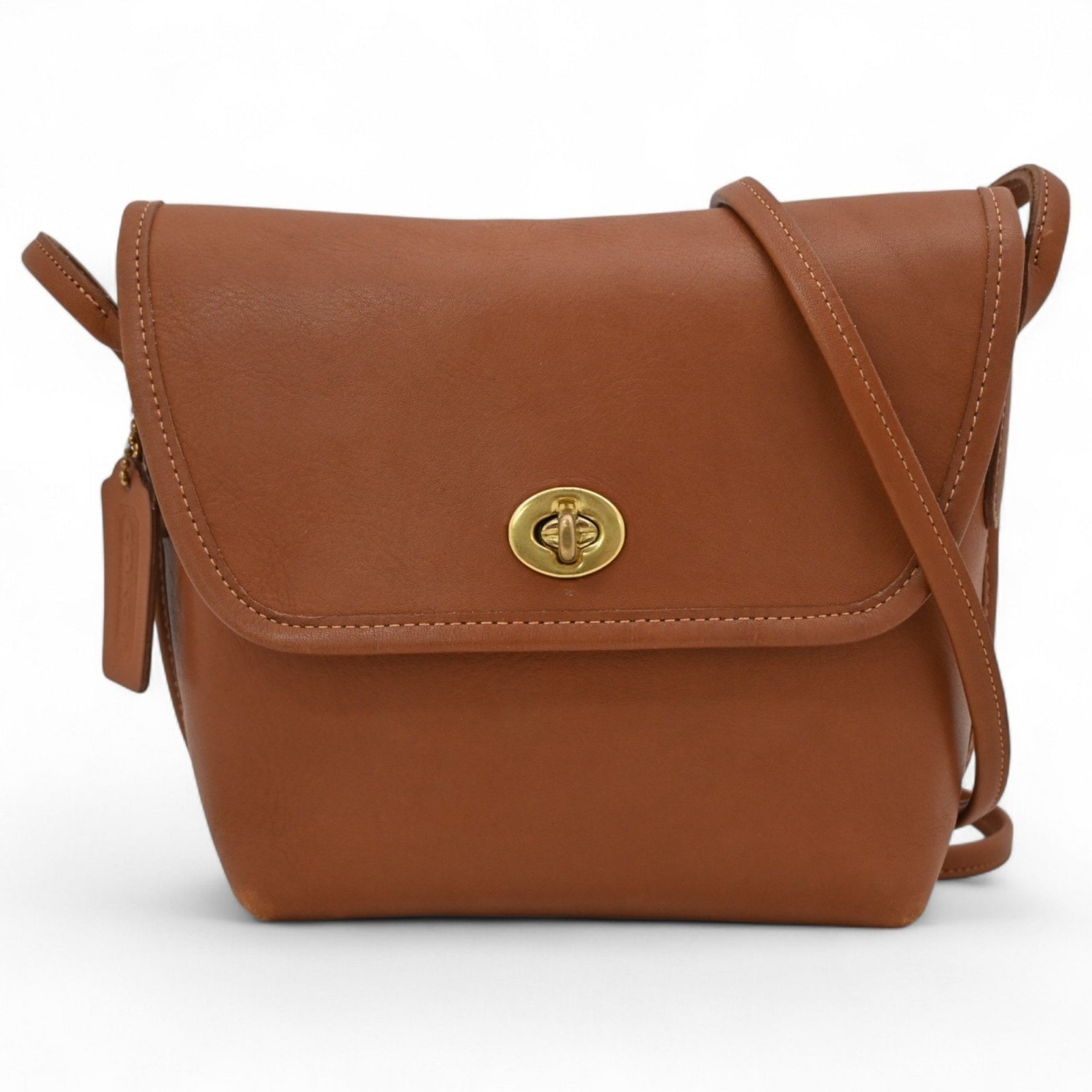 Coach Turnlock Shoulder Bag, Made in USA