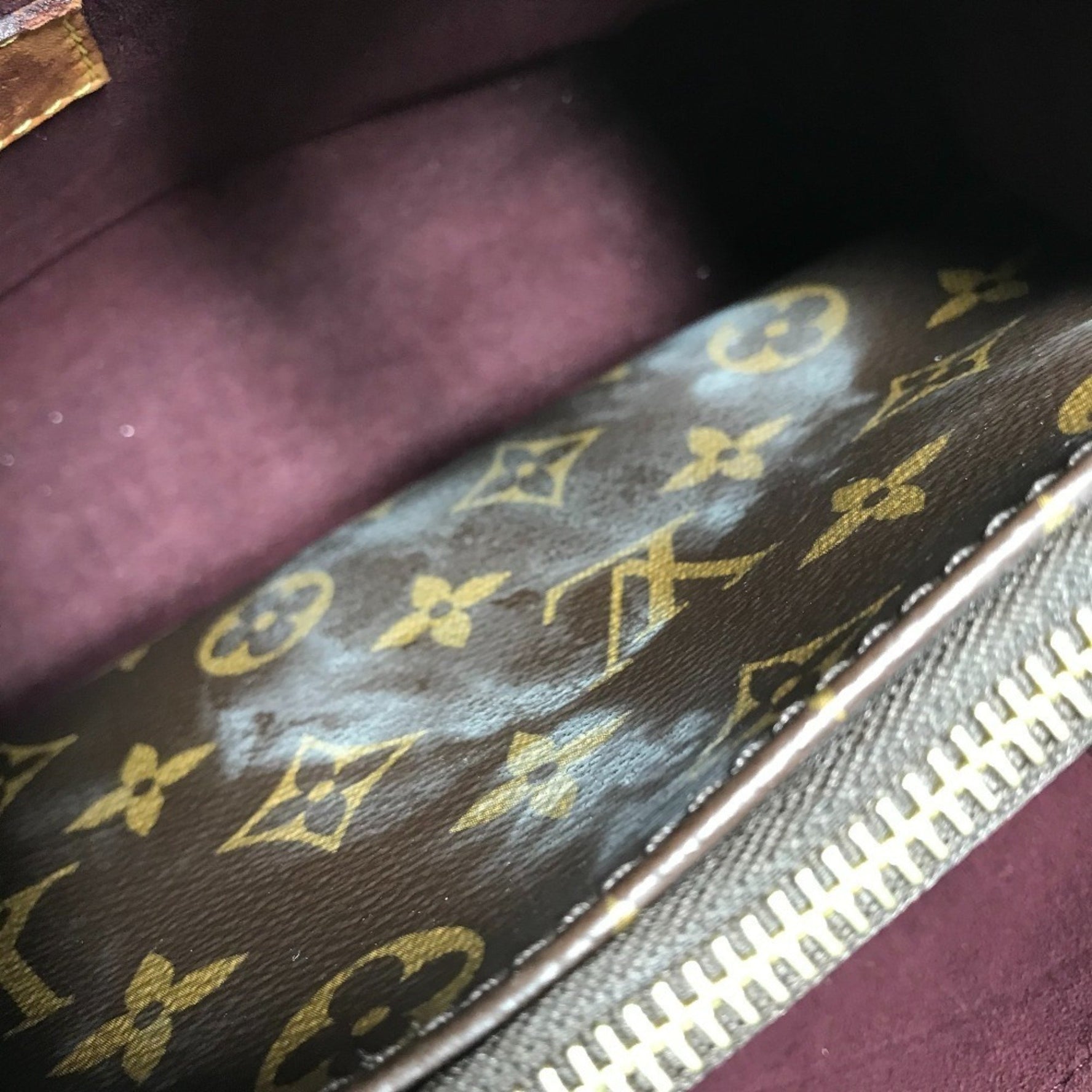 LOUIS VUITTON Monogram Montaigne BB Bag, Shoulder Tote Handbag, Canvas, Brown