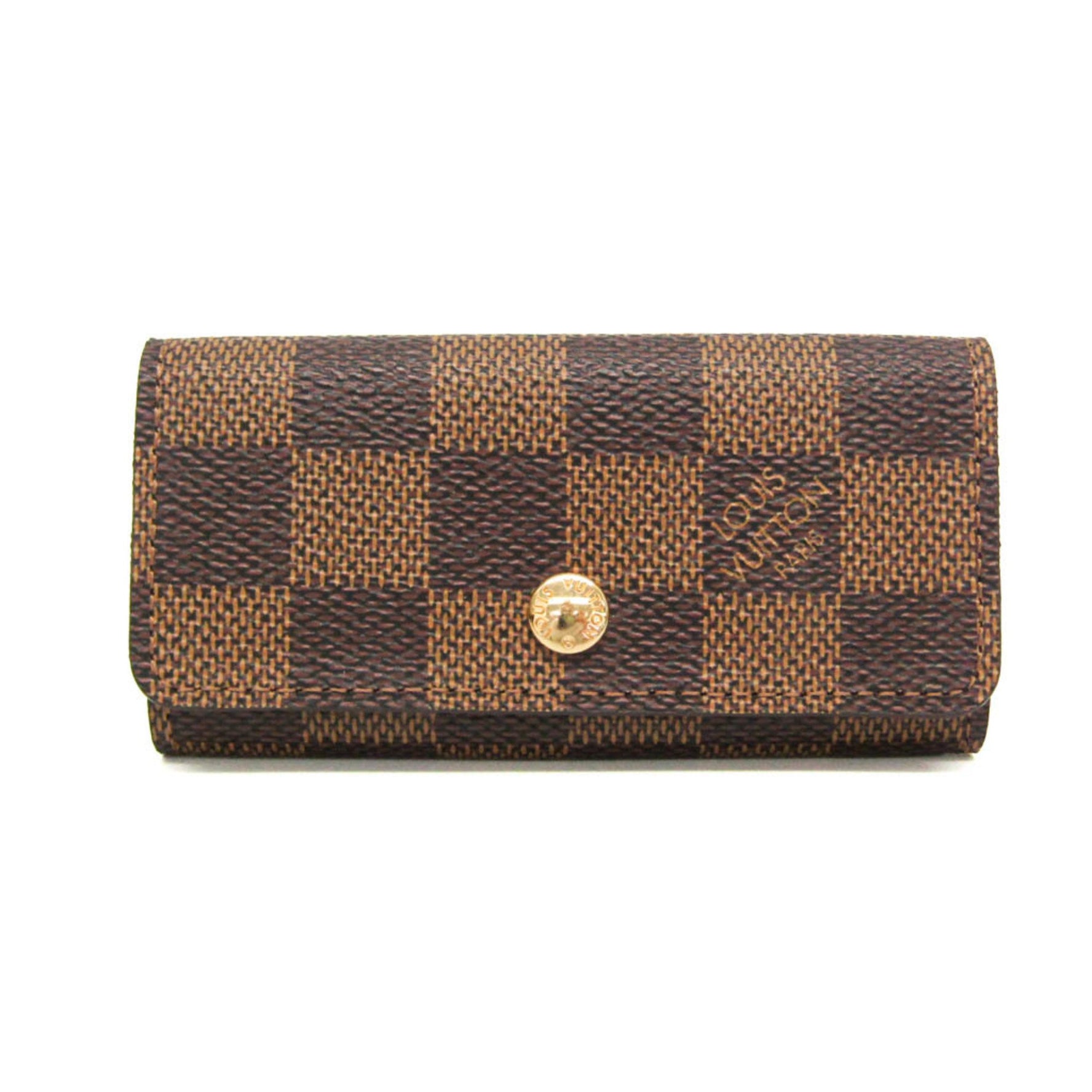 Louis Vuitton Damier 4 Key Holder Men,Women Damier Canvas Key Case