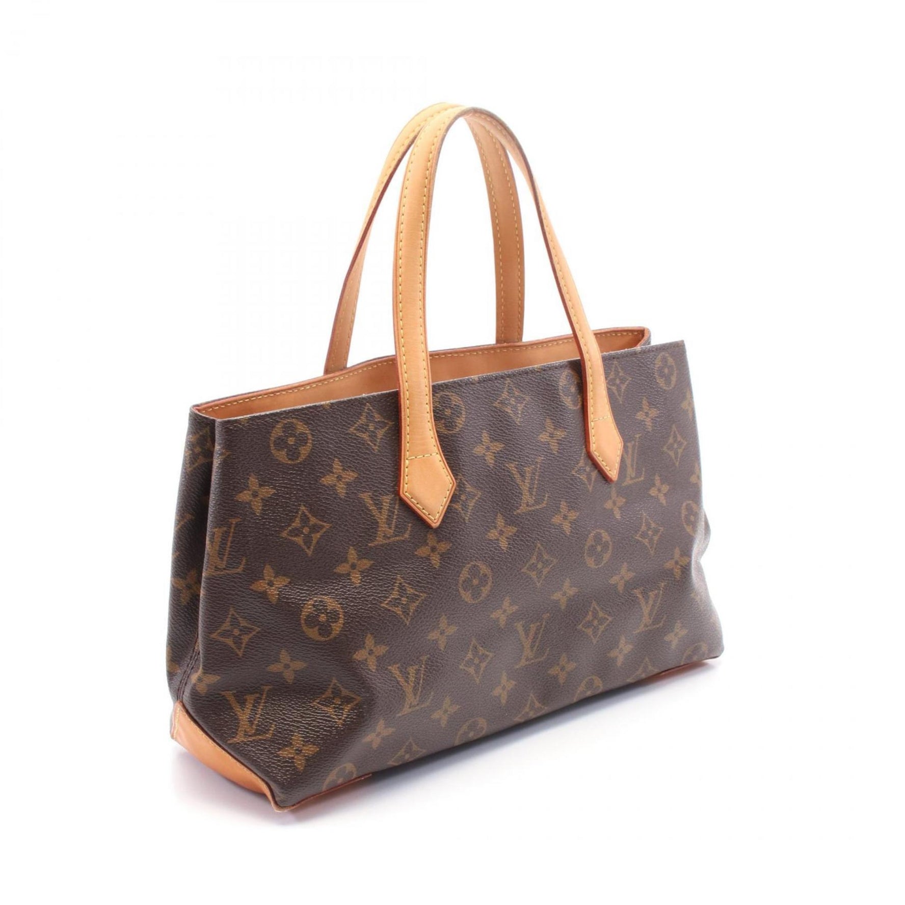 Louis Vuitton Wilshire PM Handbag, Coated Canvas and Leather, Monogram