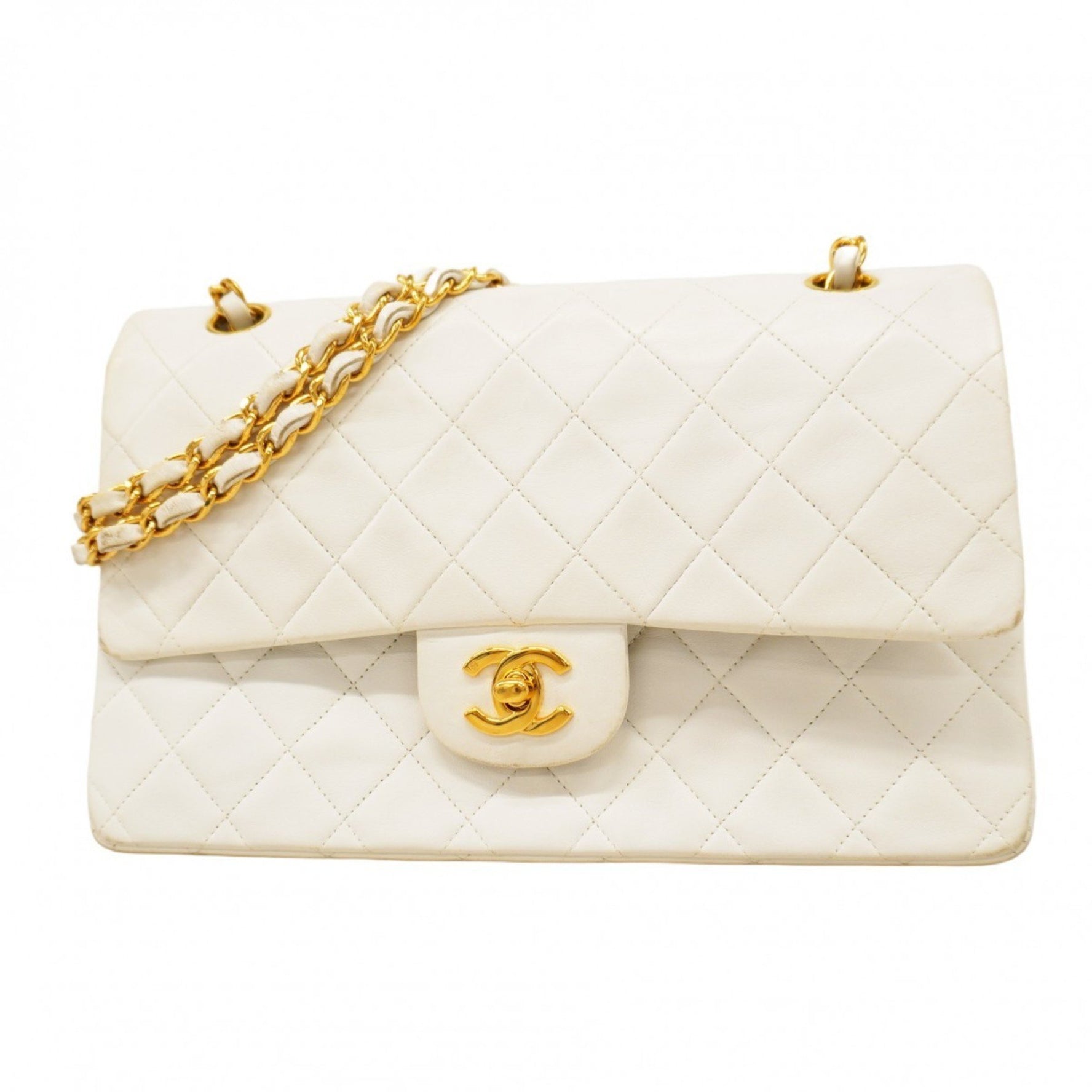 Chanel Matelasse Shoulder Bag with Double Flap and Chain, Lambskin