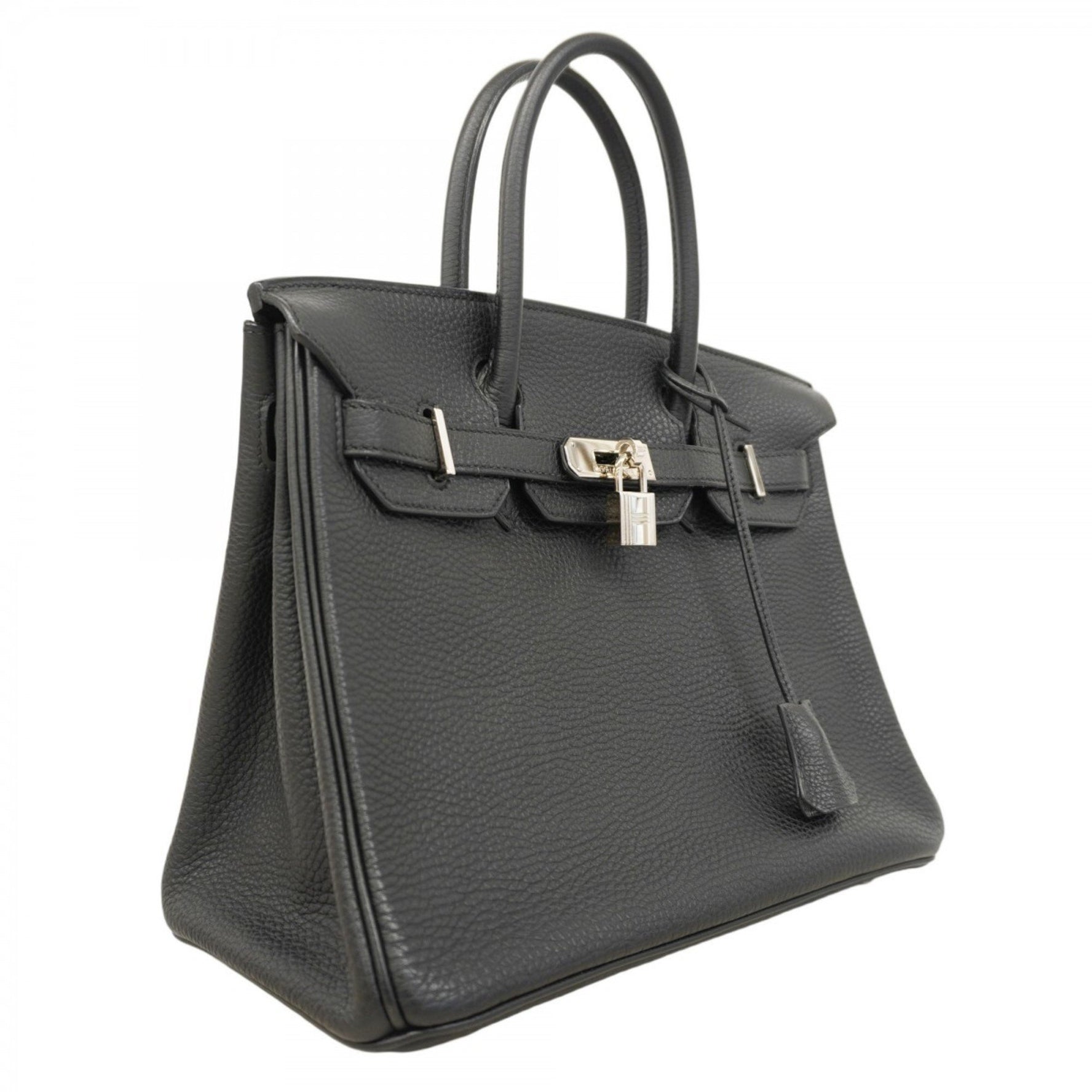 Hermes Birkin 30 Togo Black Handbag (H Stamp) for Women